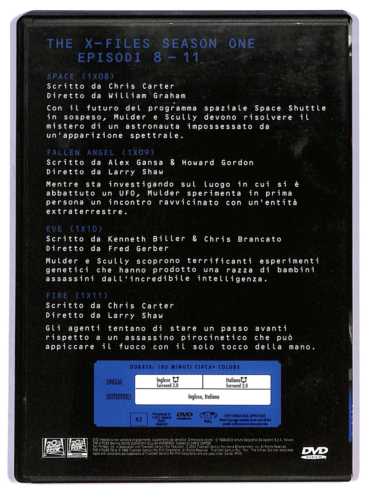 EBOND The X-Files collection - Volume 3 Season one EDITORIALE DVD D795501