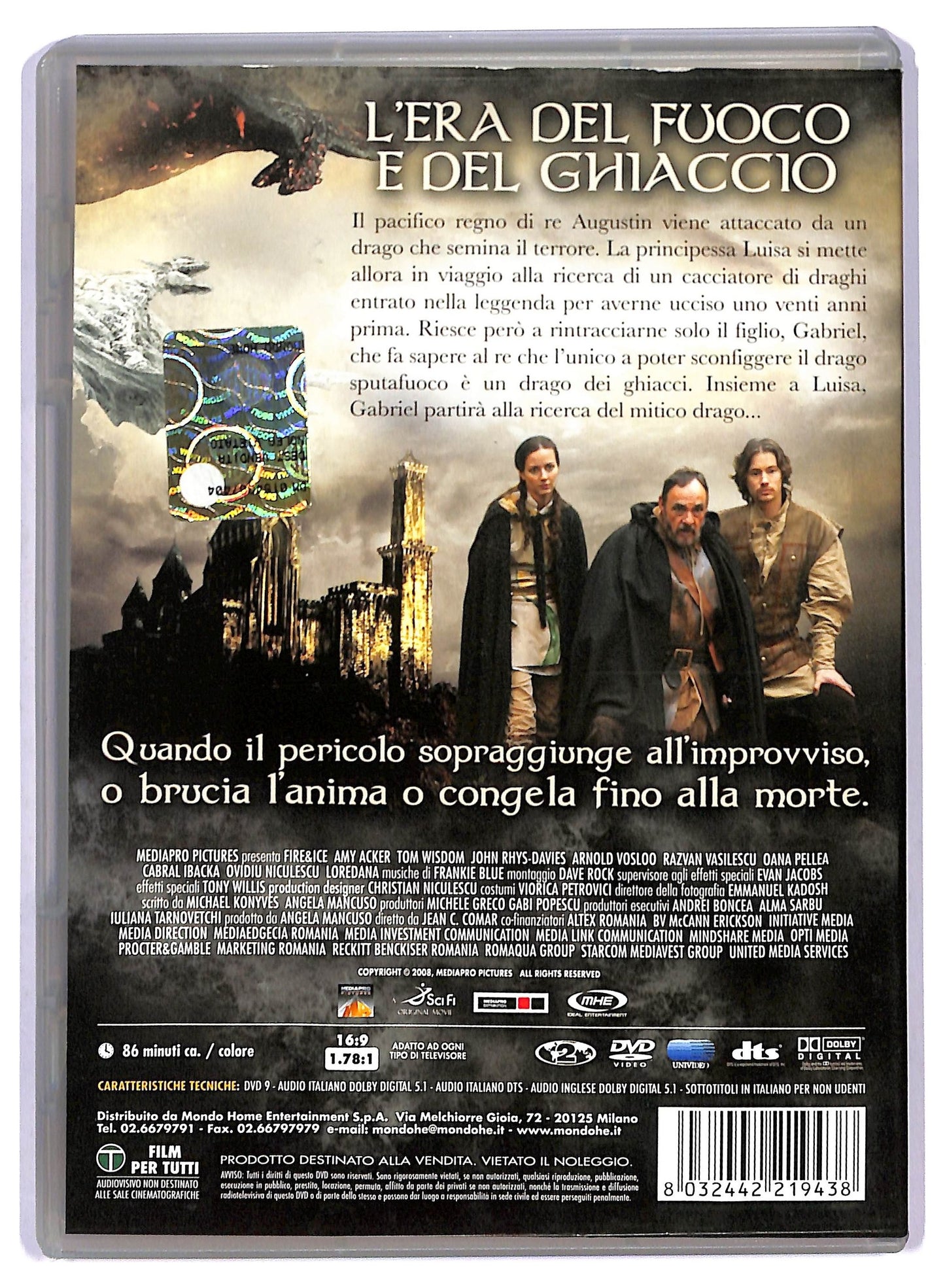 EBOND fire & ice - le cronache del drago DVD D795517