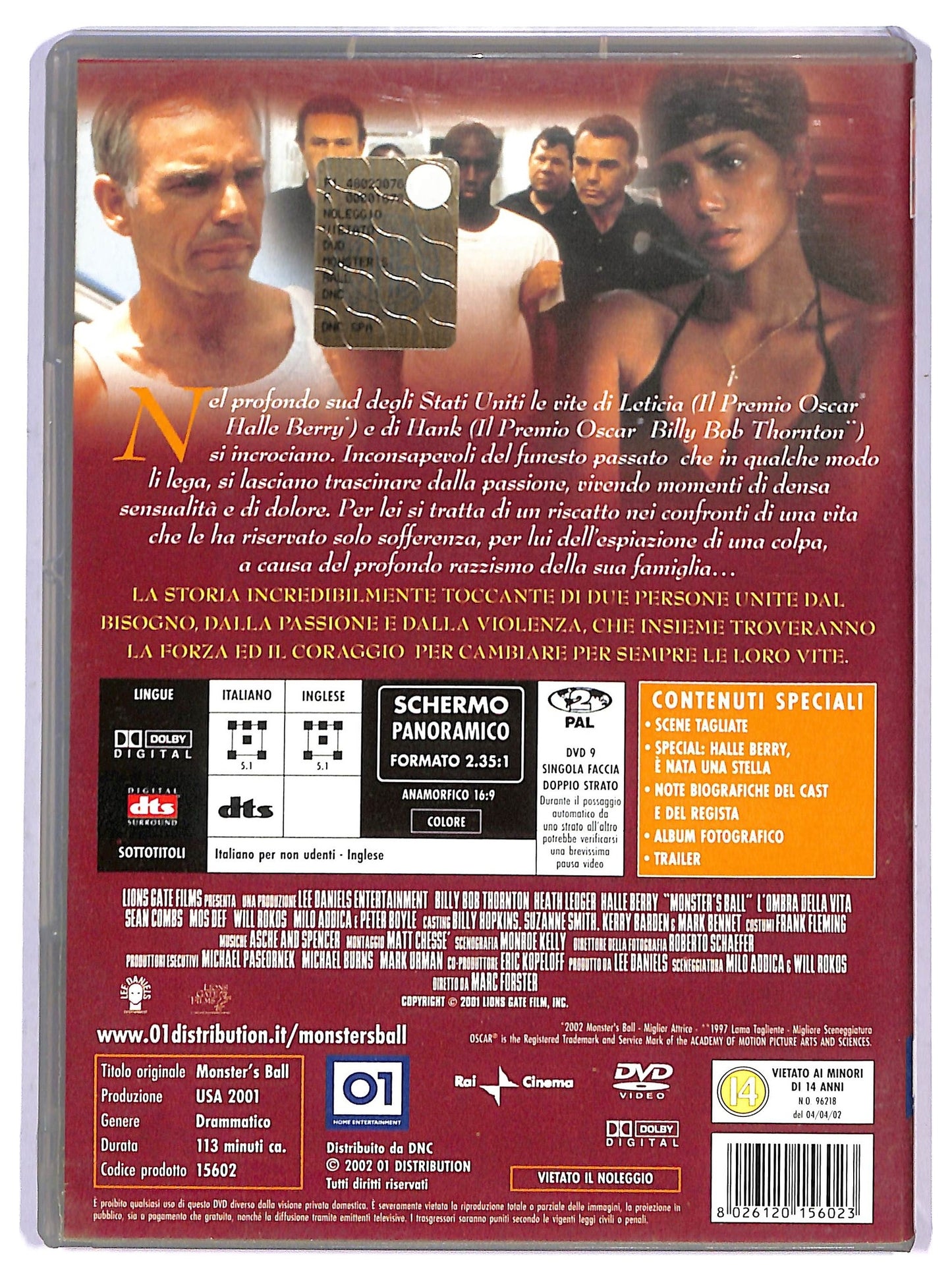 EBOND Monster's Ball. L'ombra della vita DVD D795537