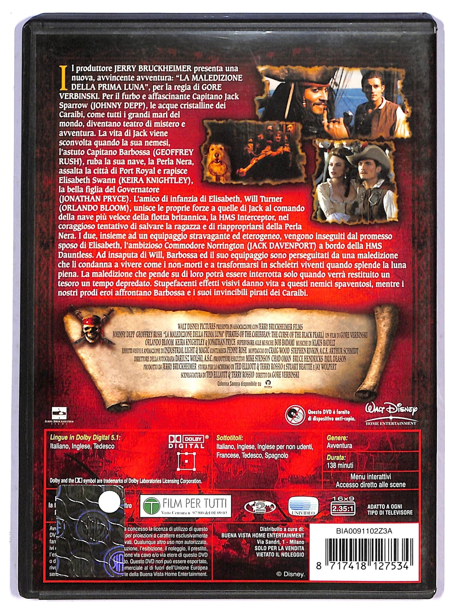 EBOND la maledizione della prima luna DVD D795553