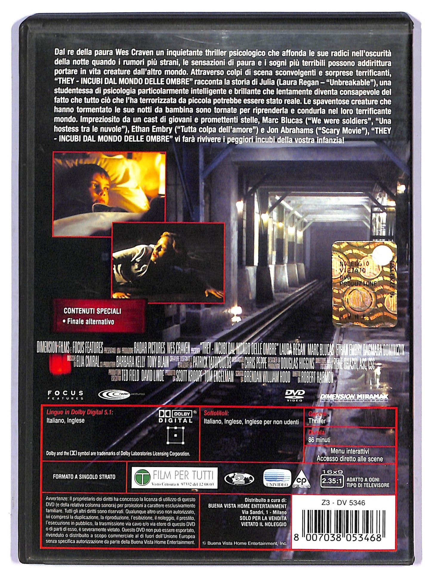 EBOND They - Incubi dal mondo delle ombre DVD D795602