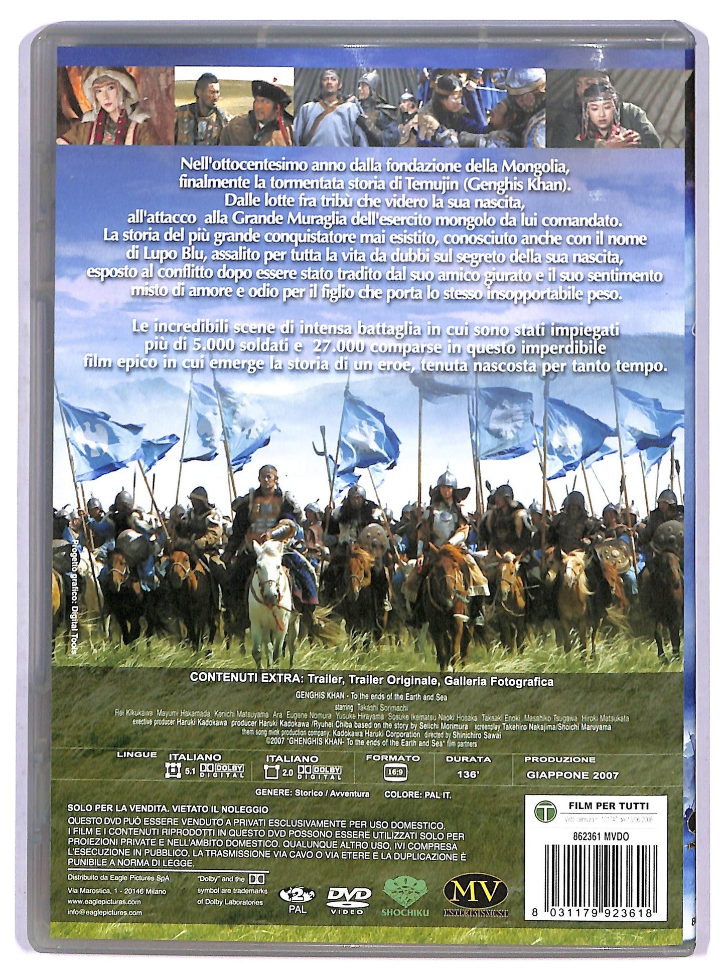 EBOND Genghis khan - il grande conquistatore DVD D795613