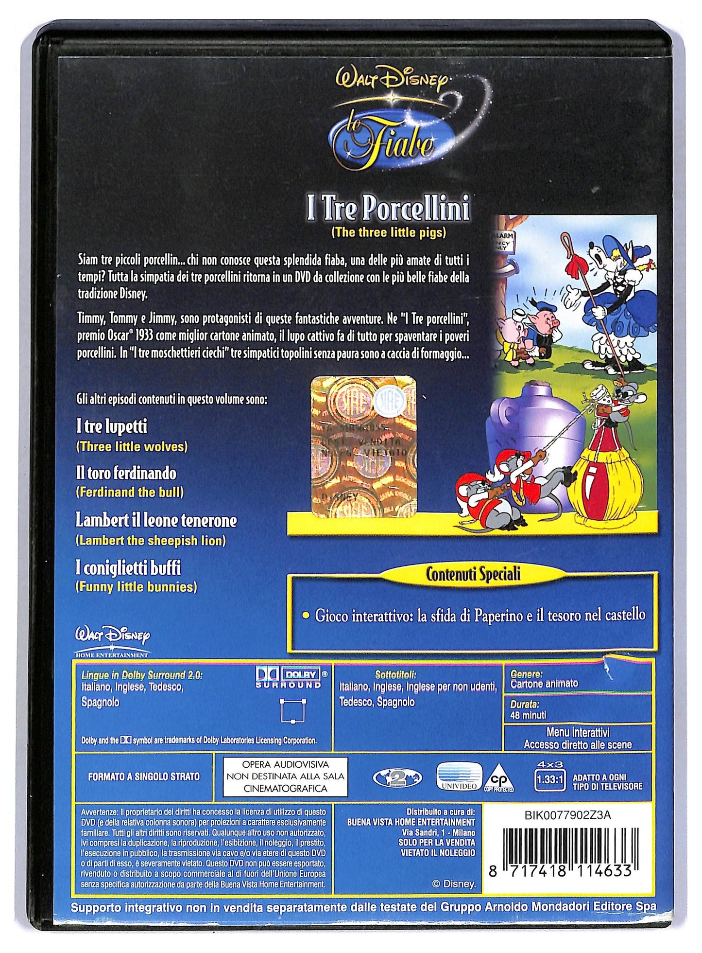 EBOND I Tre Porcellini e Altre Storie DVD D795708