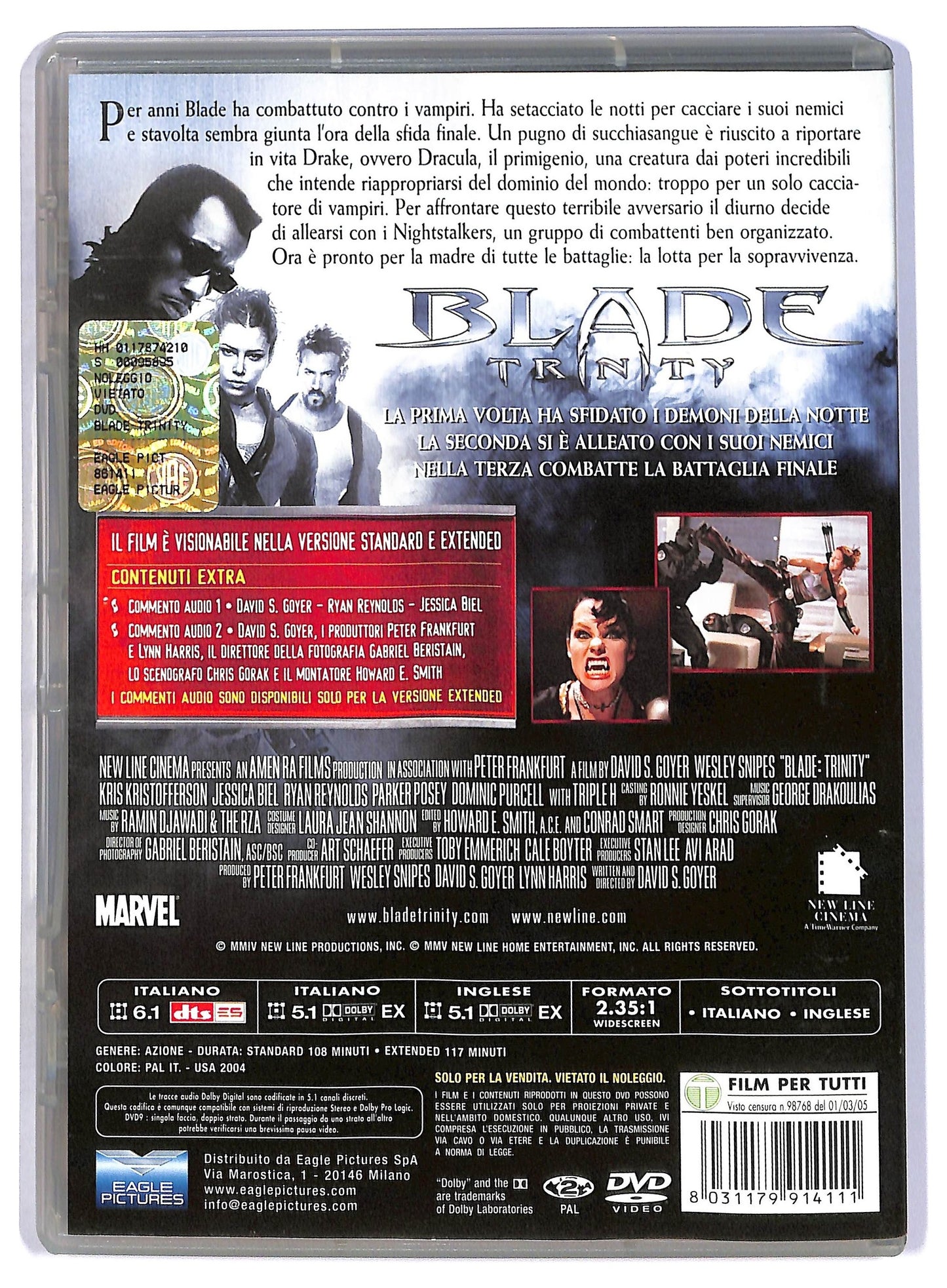 EBOND Blade Trinity DVD D795719