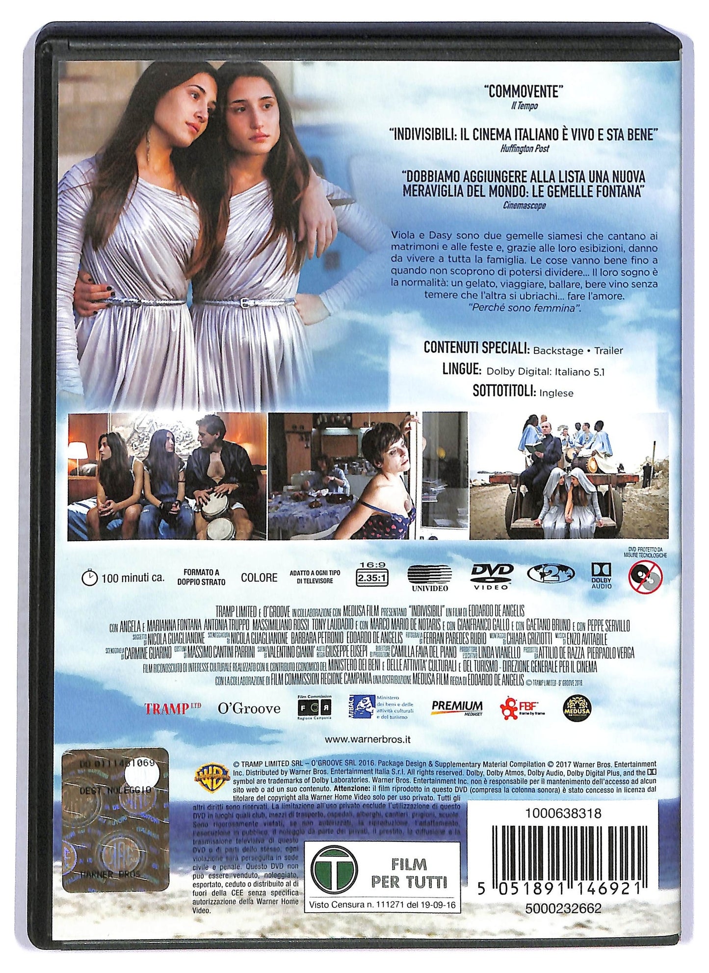 EBOND Indivisibili NOLEGGIO DVD D795723