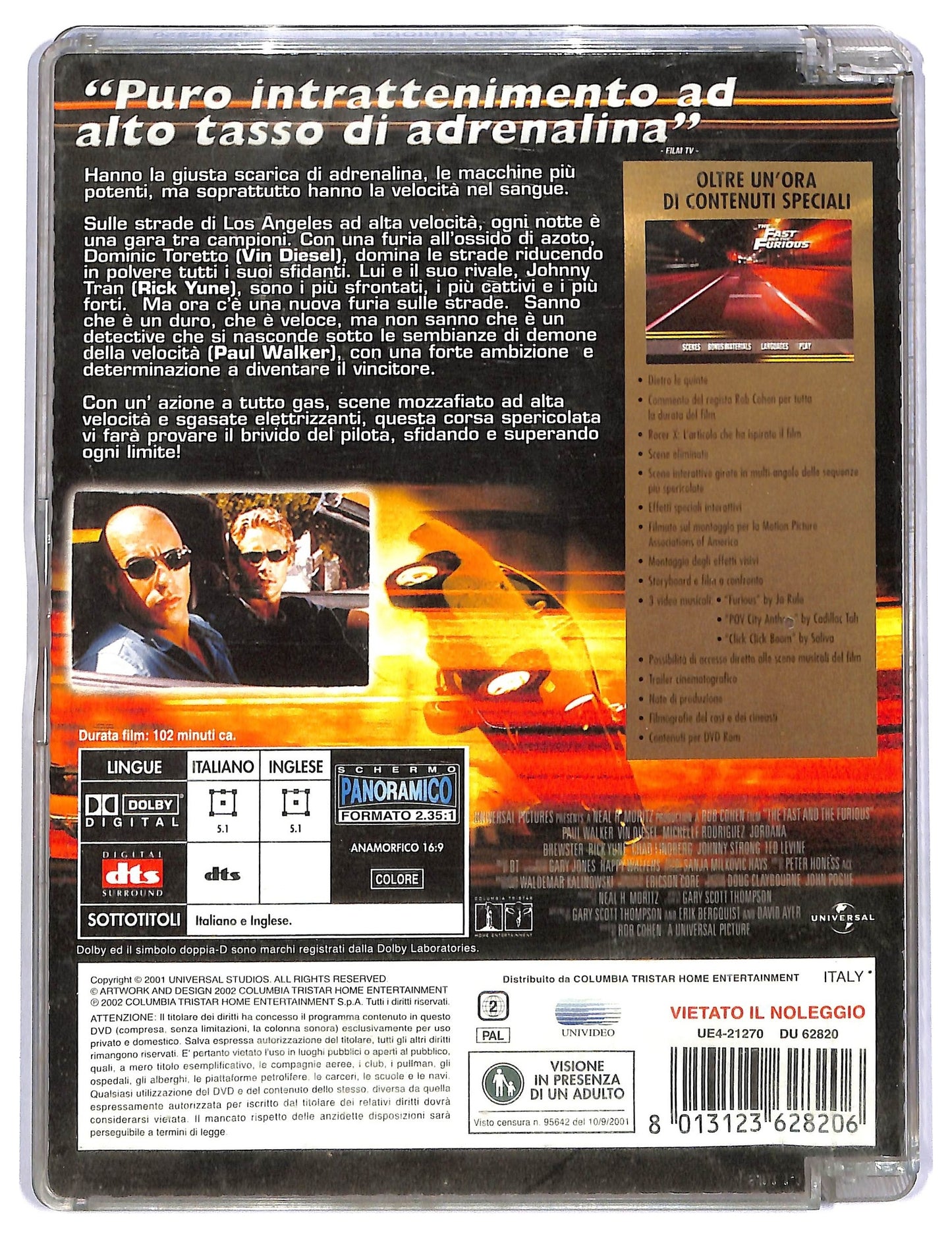 EBOND fast and furious SJB DVD D795753