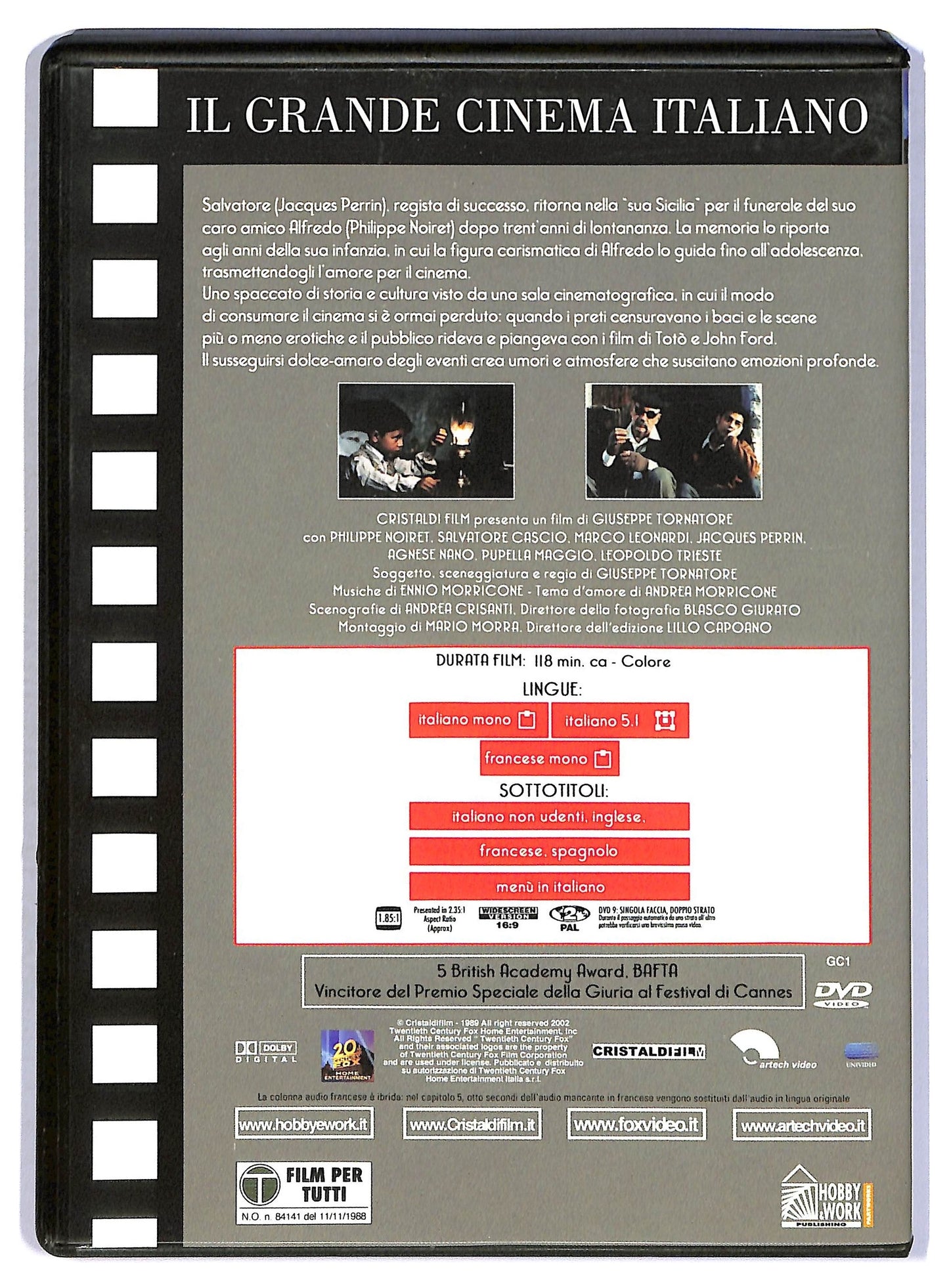 EBOND Nuovo Cinema Paradiso EDITORIALE DVD D795756