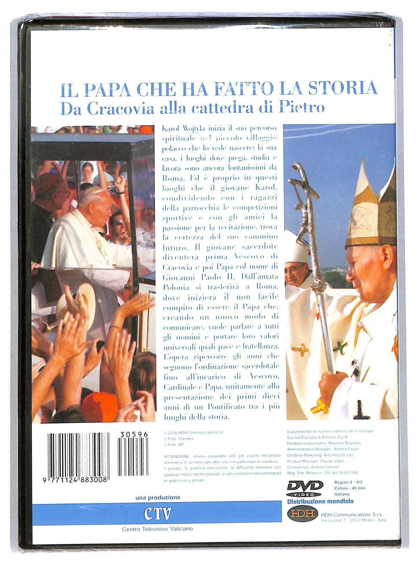 EBOND IL Papa Che Ha Fato la Storia EDITORIALE DVD D795922