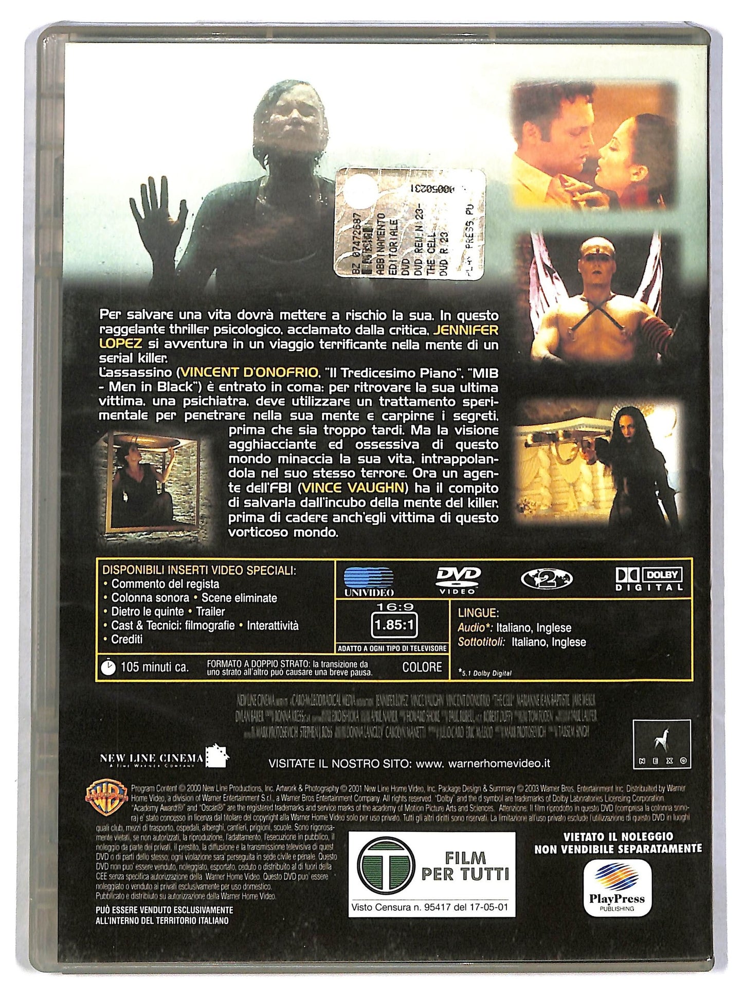 EBOND The cell La cellula EDITORIALE DVD D795961
