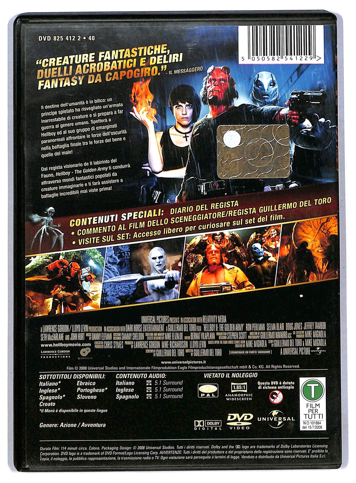 EBOND Hellboy - The Golden Army DVD D796043