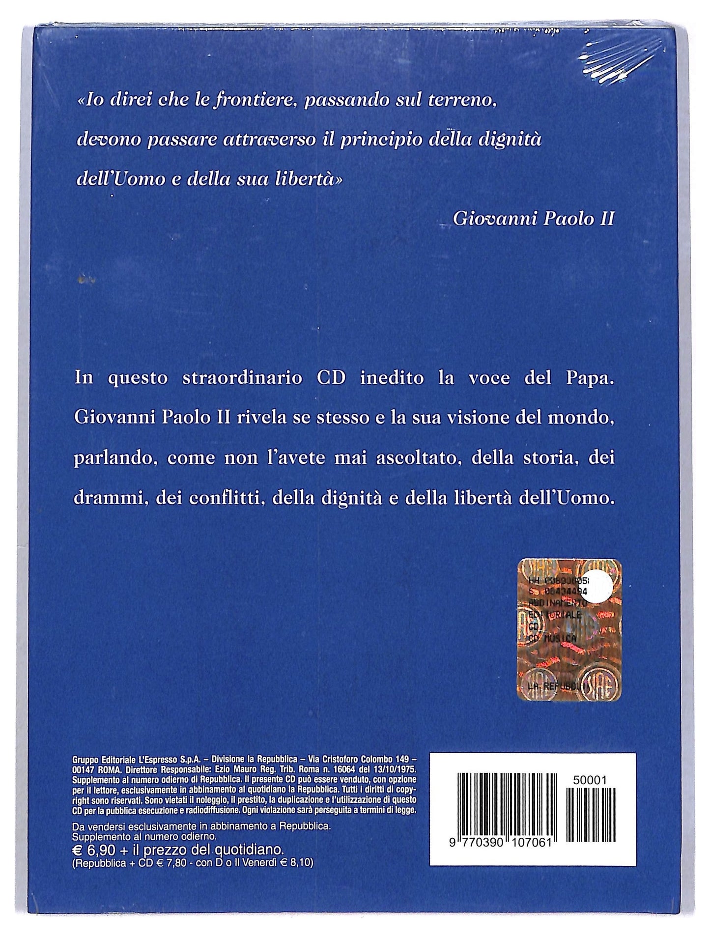 EBOND Giovanni paolo II - Intervista Sulla Storia EDITORIALE DVD Slipcase D796048