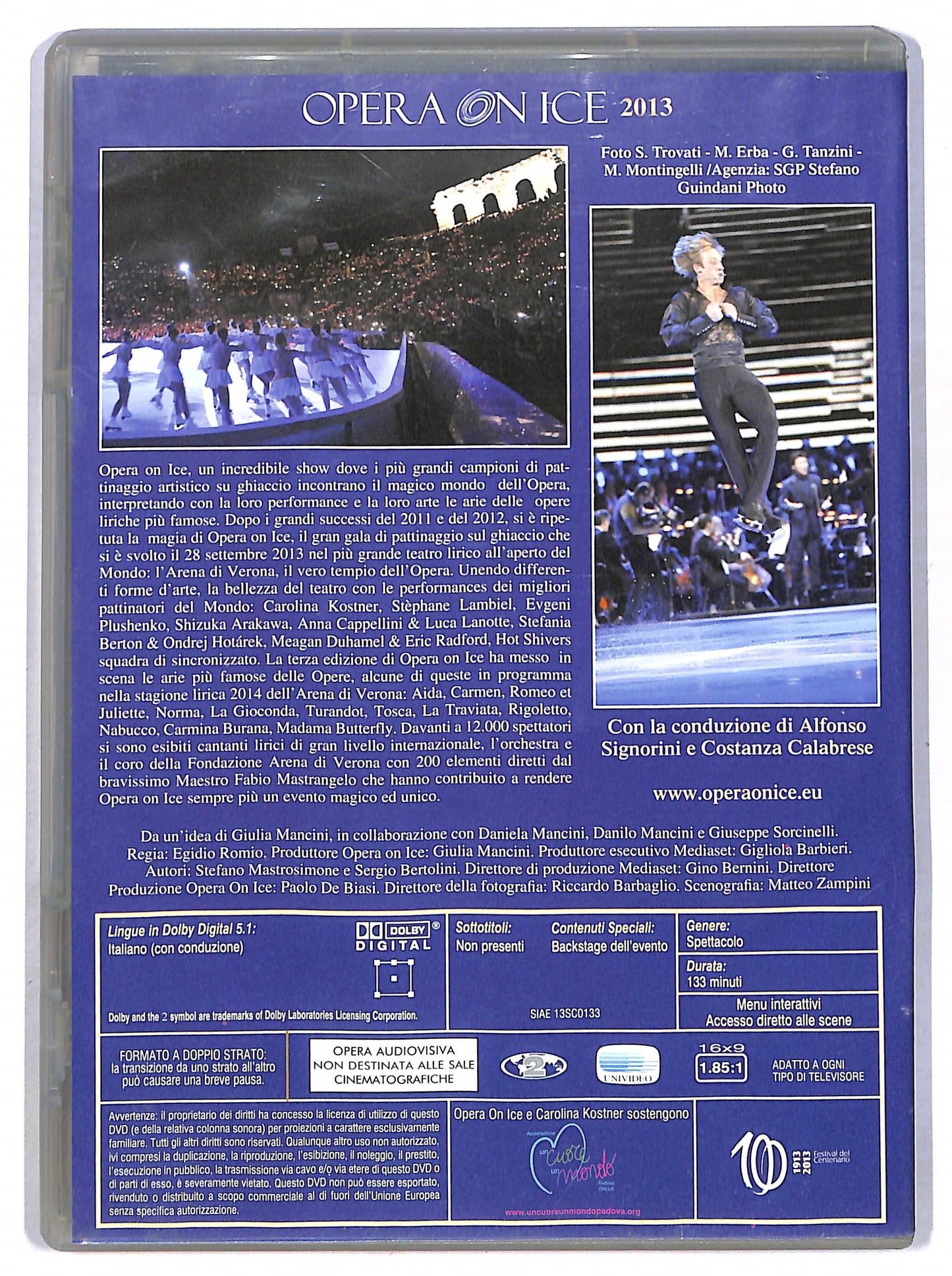 EBOND Opera One Ice 2013 - Carolina Kostner EDITORIALE DVD D796054