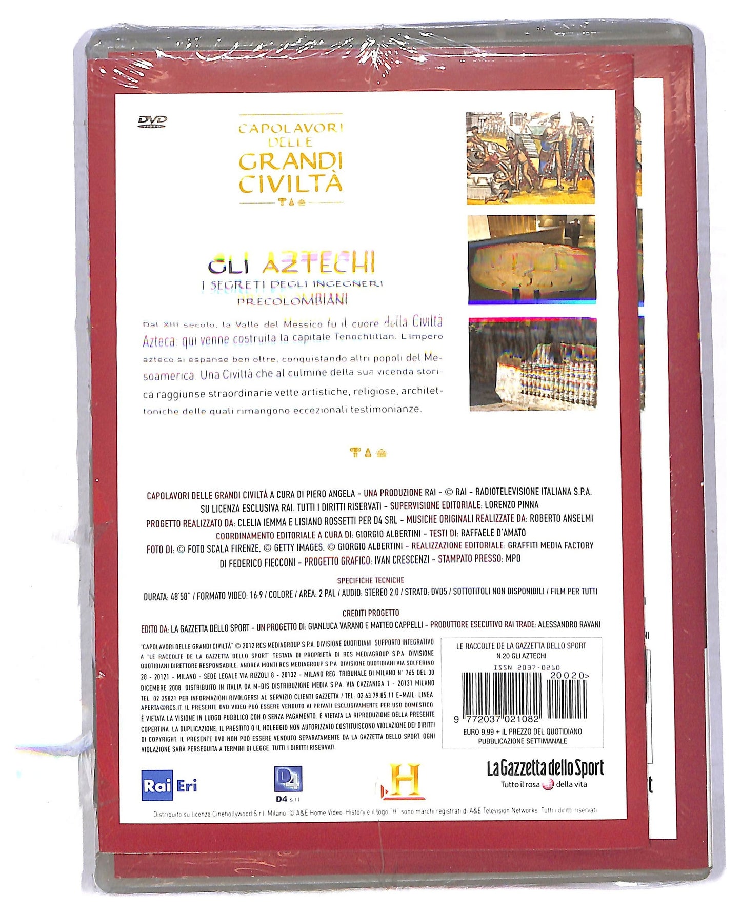 EBOND Gli Aztechi Vol.20 EDITORIALE DVD D796146