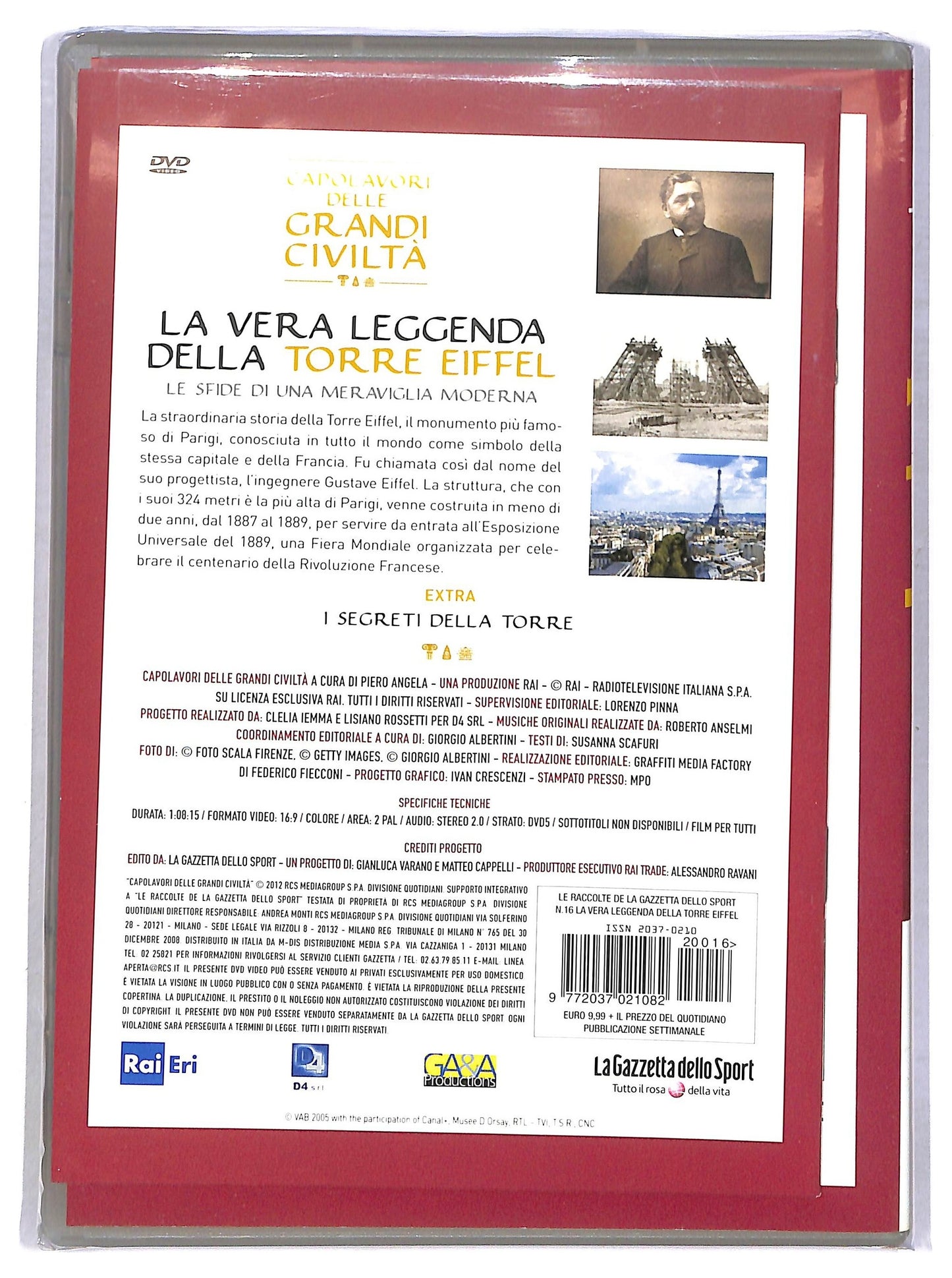 EBOND La vera leggenda della Torre Eiffel Vol.16 EDITORIALE DVD D796152
