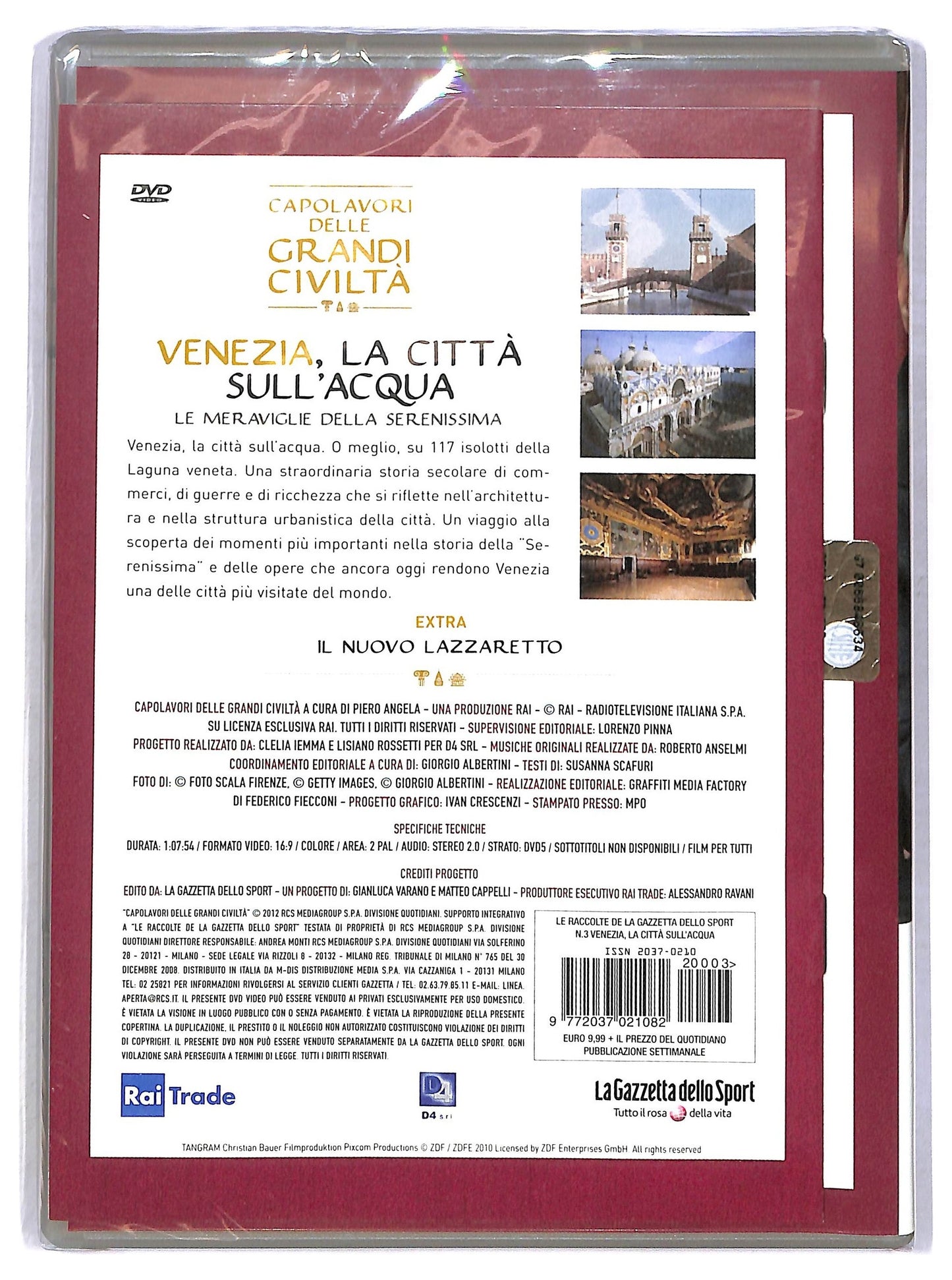 EBOND Piero Angela - Venezia La Citta Sull'Acqua EDITORIALE DVD D796155