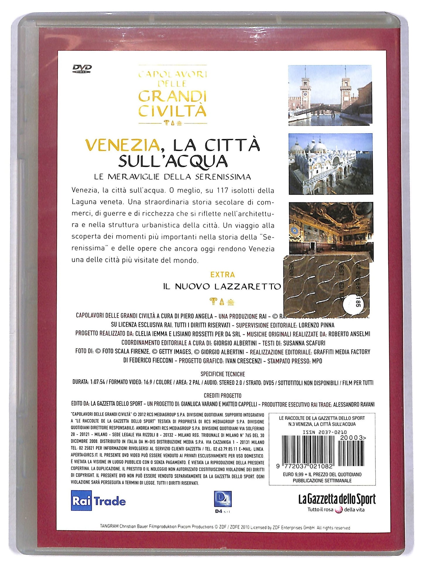 EBOND Piero Angela - Venezia La Citta Sull'Acqua EDITORIALE DVD D796204