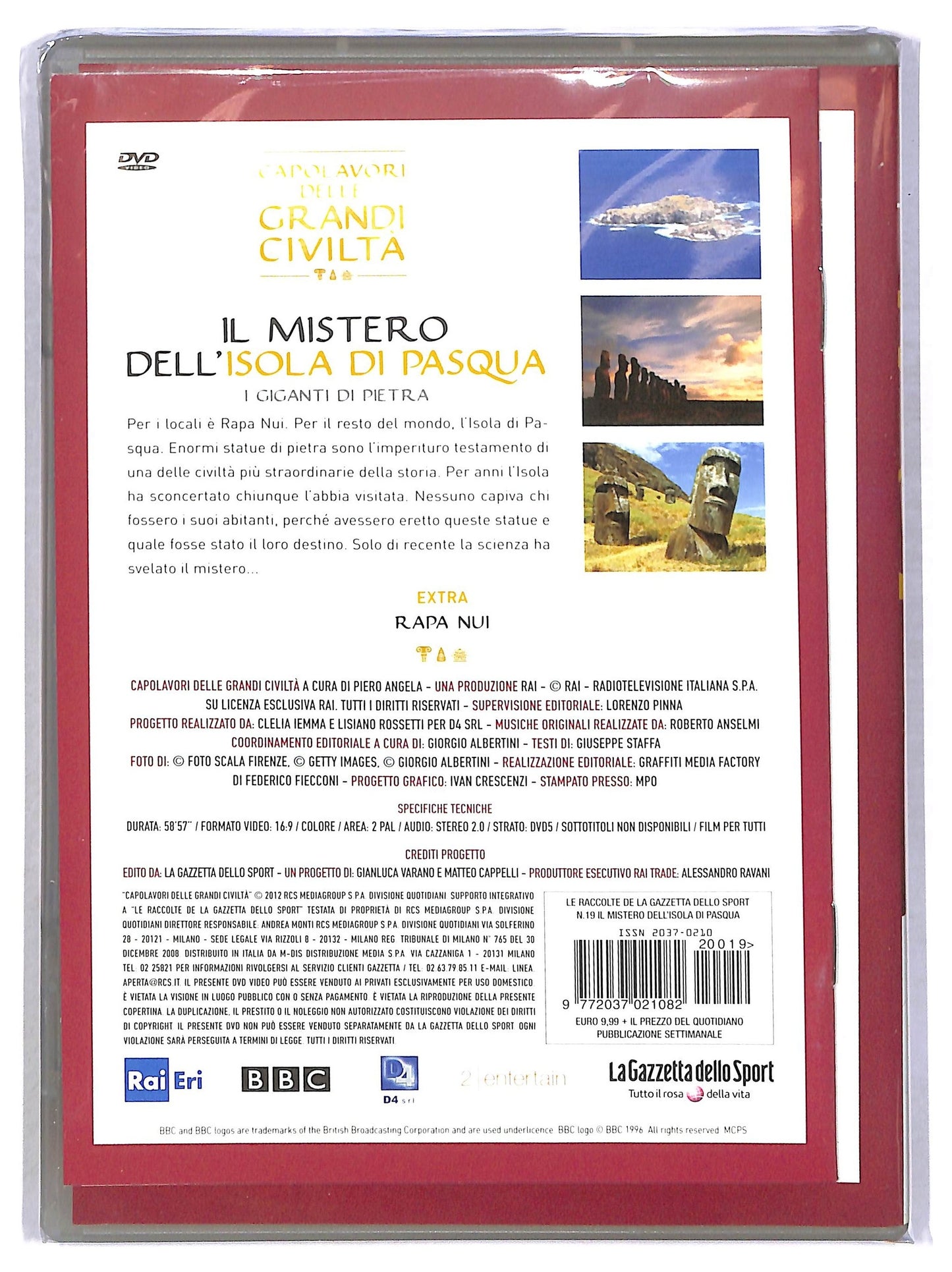 EBOND Il mistero dell'isola di Pasqua Vol.19 EDITORIALE DVD D796205