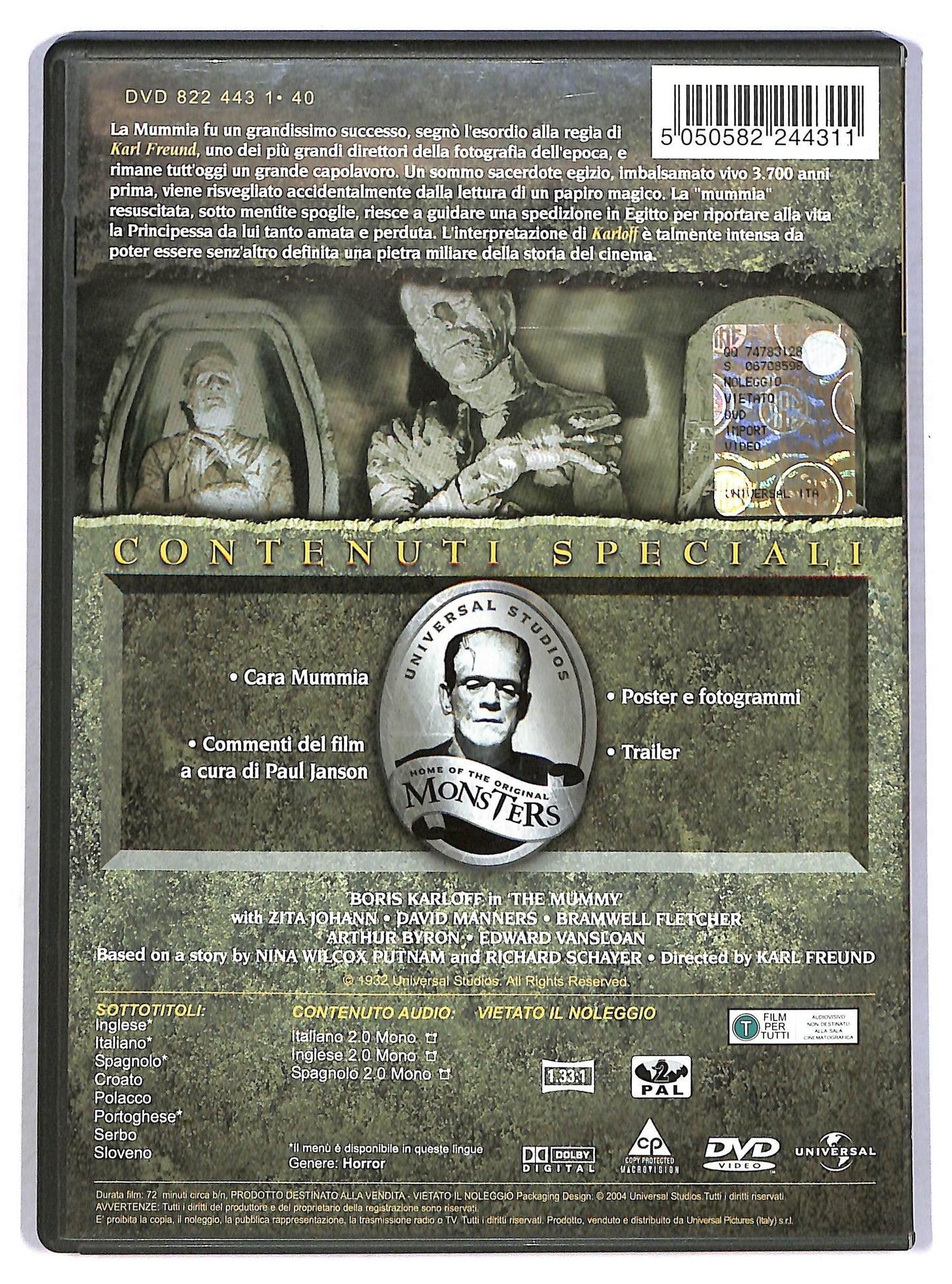 EBOND La Mummia (1932) Di Karl Freund DVD D796360