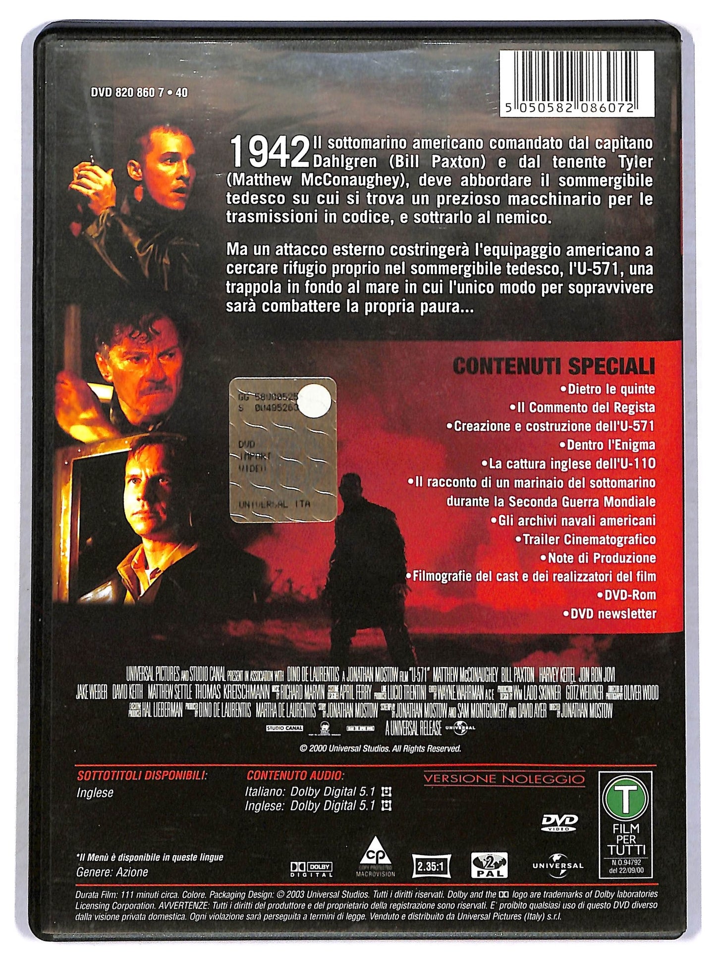 EBOND U-571 NOLEGGIO DVD D796428