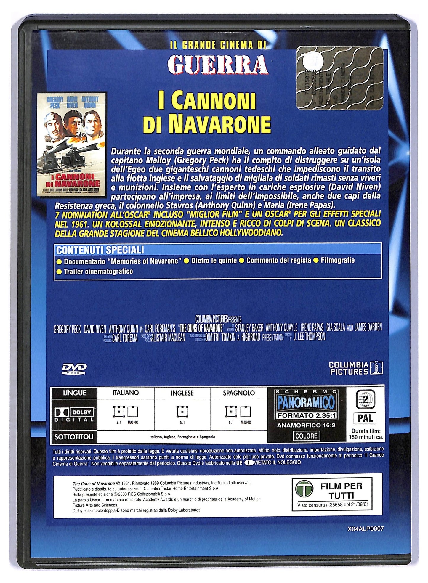EBOND I cannoni di Navarone EDITORIALE DVD D796611