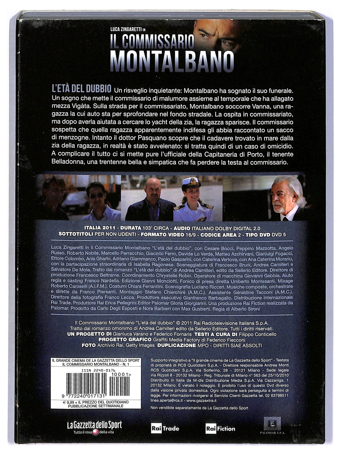 EBOND L'eta' del dubbio, Il commissario Montalbano 01 EDITORIALE DVD D796625