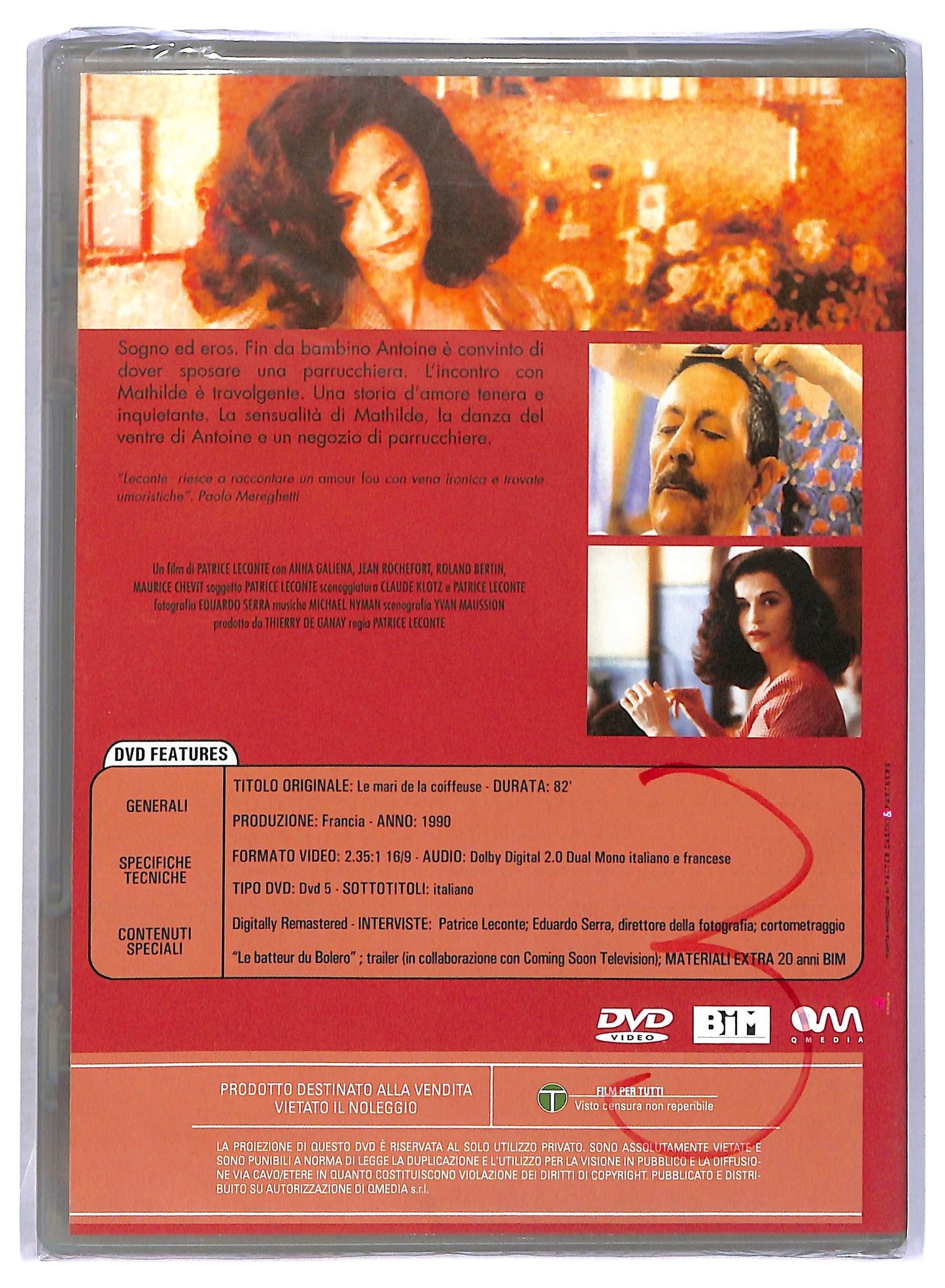 EBOND Il marito della parrucchiera EDITORIALE DVD D796632