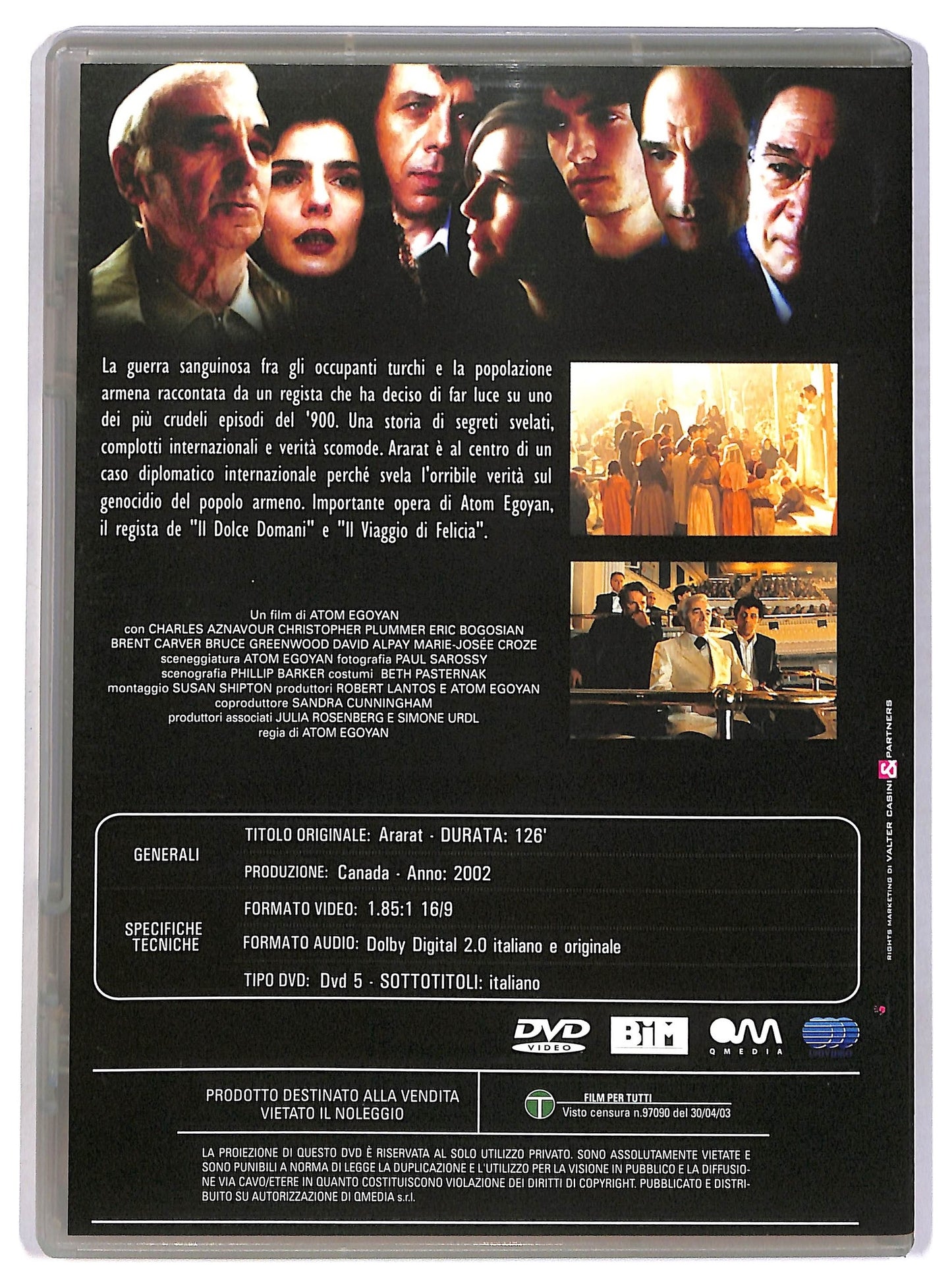 EBOND Ararat - Il monte dell'Arca EDITORIALE DVD D796636