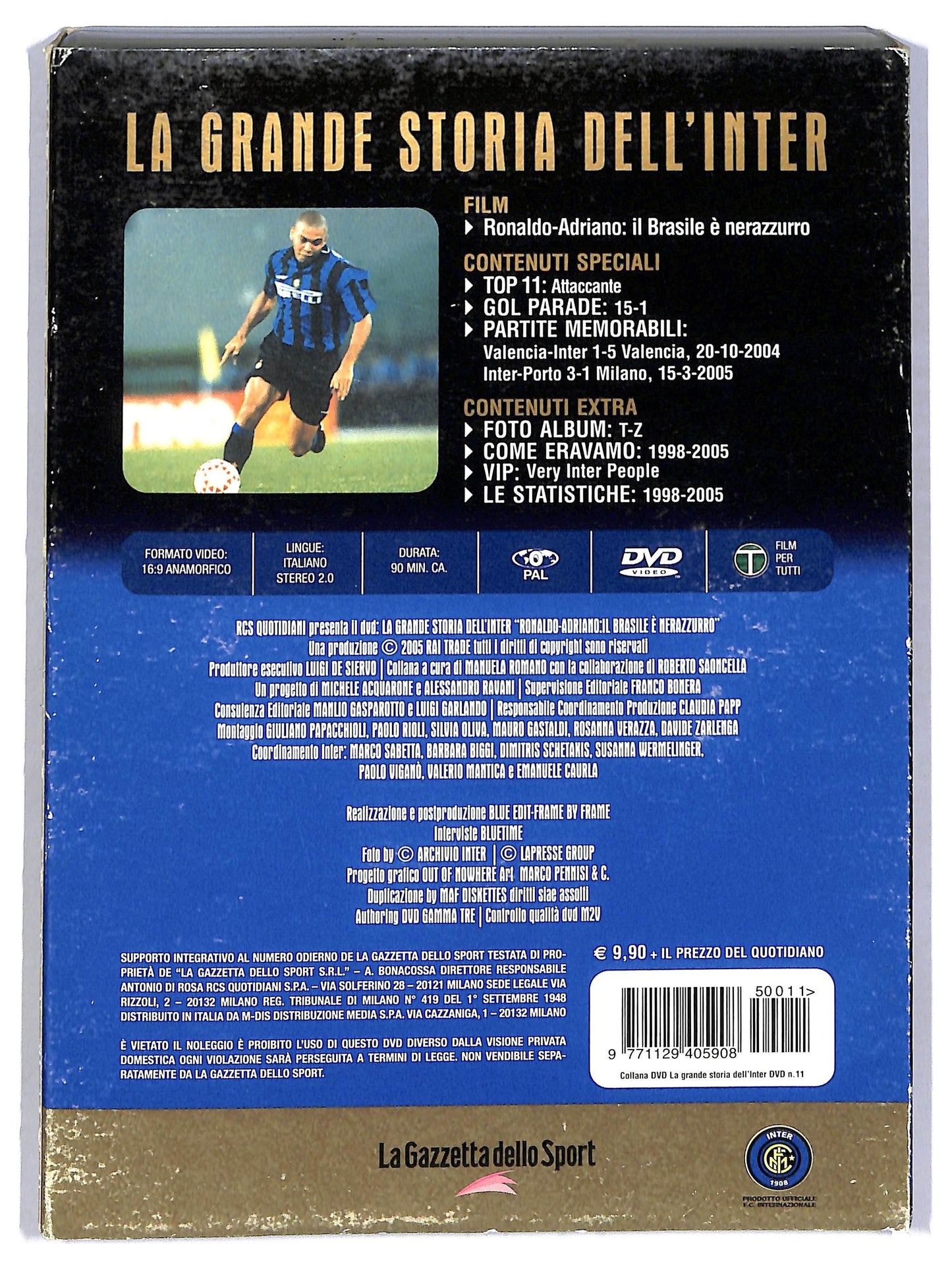 EBOND Ronaldo - Adriano: Il Brasile e nerazzurro Vol. 11 EDITORIALE DVD D796731