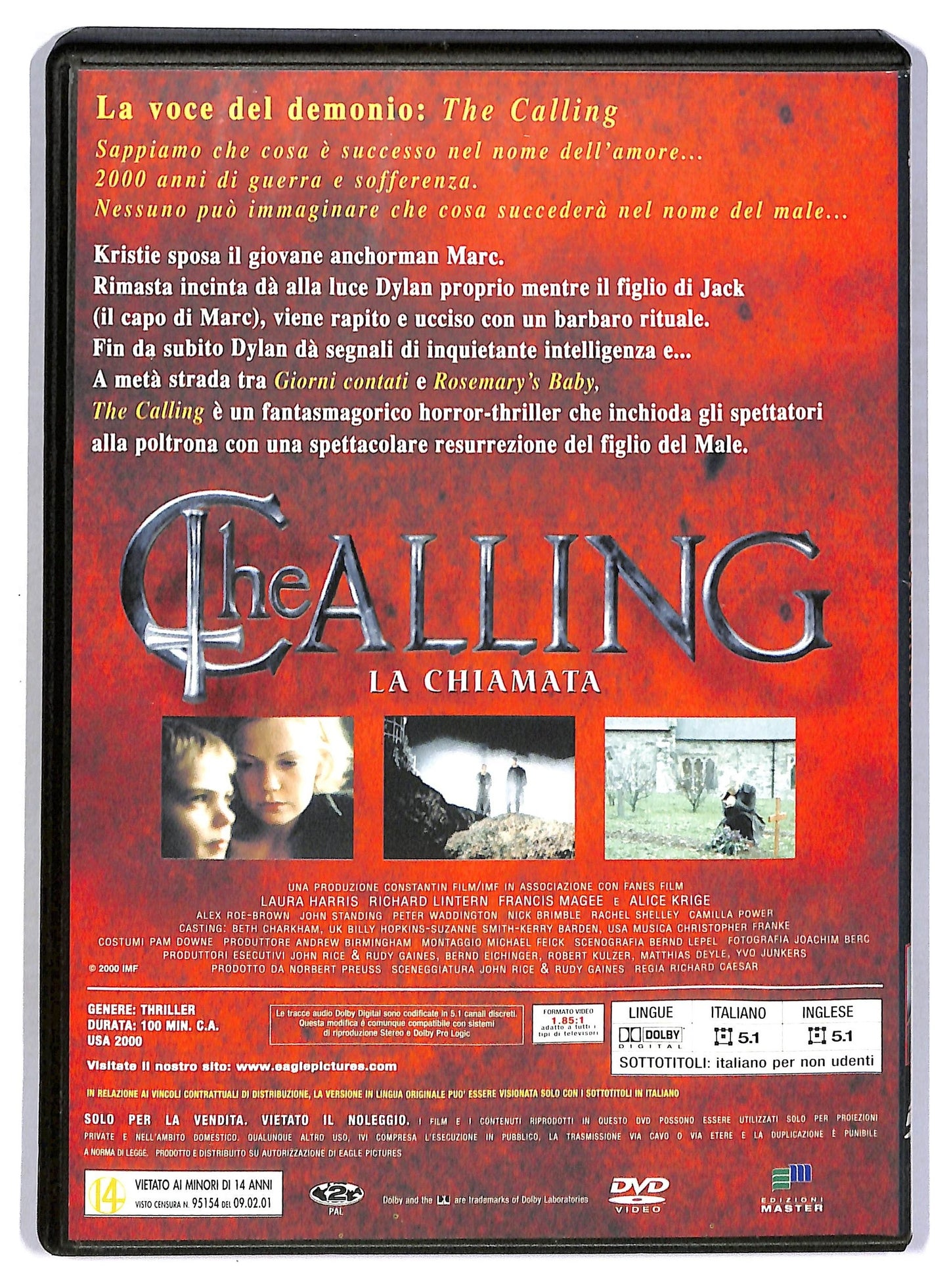 EBOND The Calling - La chiamata EDITORIALE DVD D796738