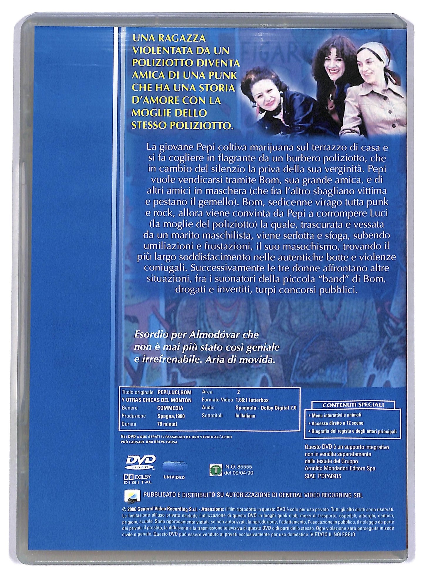 EBOND Pepi,Luci,Bom e le Altre Ragazze Del Mucchio EDITORIALE DVD D796744