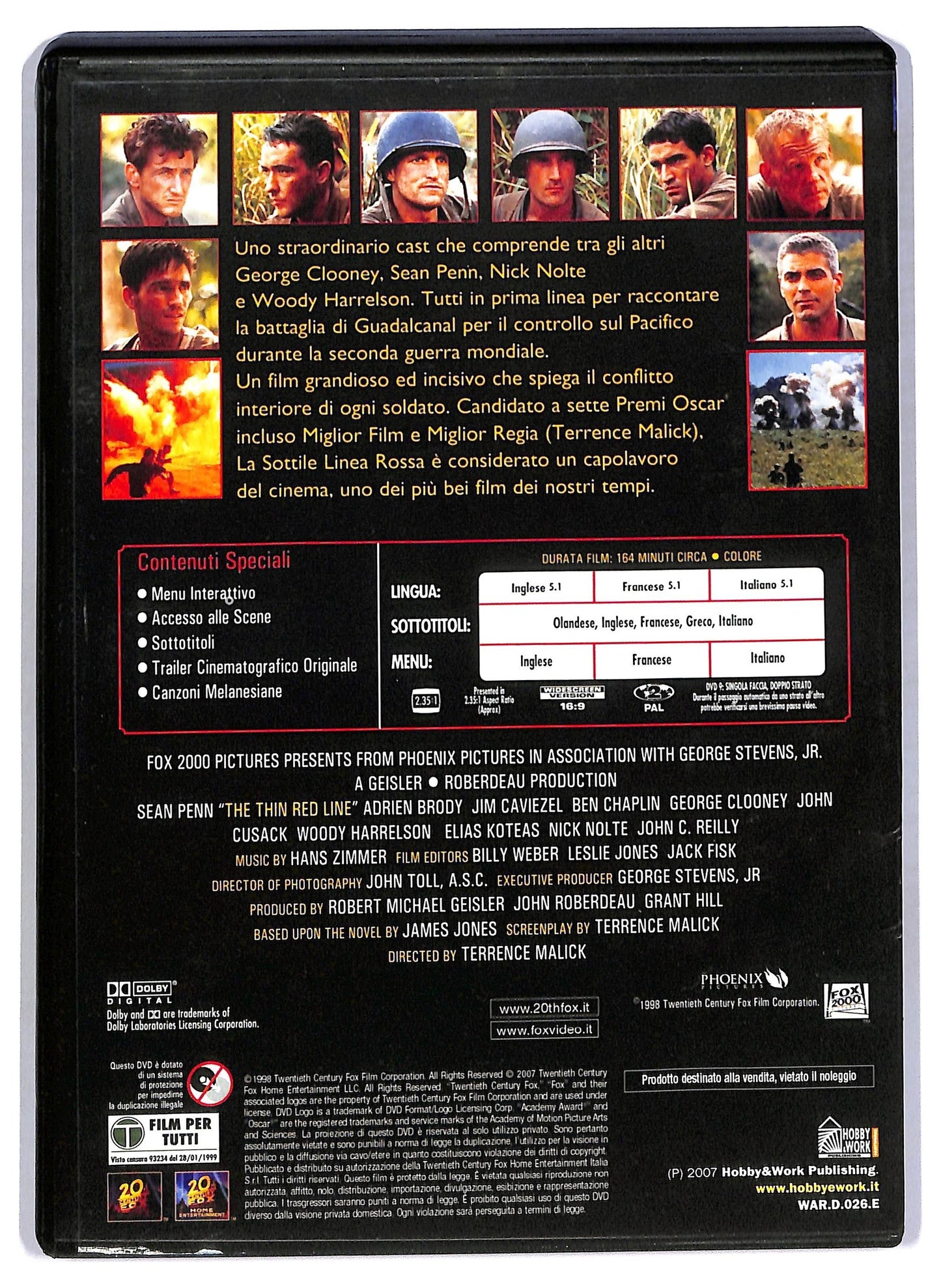 EBOND La Sottile Linea Rossa Editoriale DVD D796750