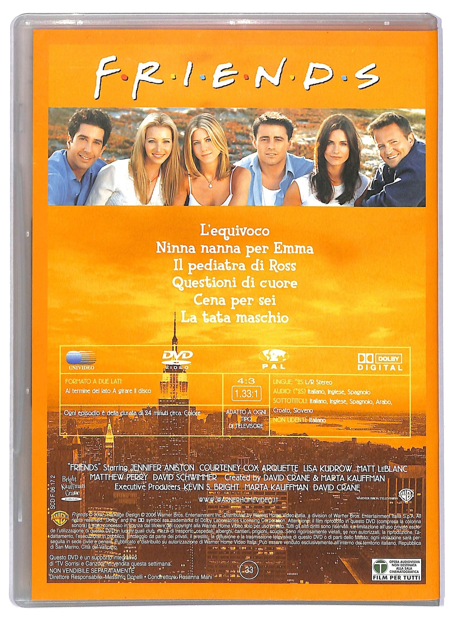 EBOND Friends Stagione 9 Episodi 1 - 6 EDITORIALE DVD D796803