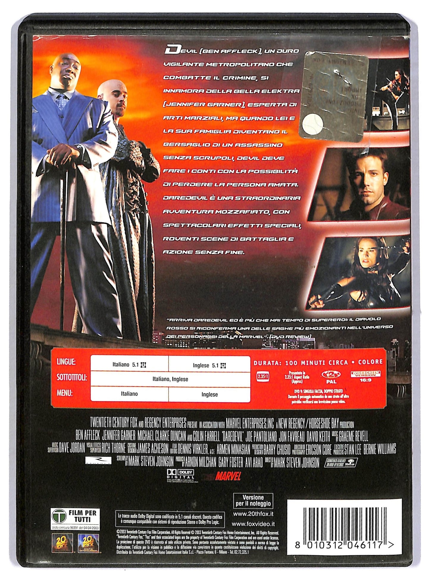 EBOND Daredevil NOLEGGIO DVD D796807