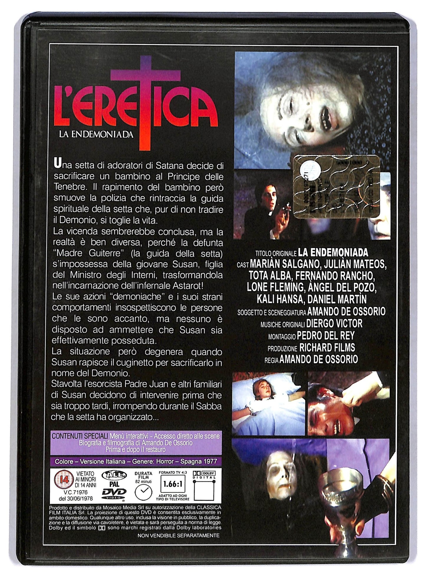 EBOND L'eretica - La endemoniada EDITORIALE DVD D796810