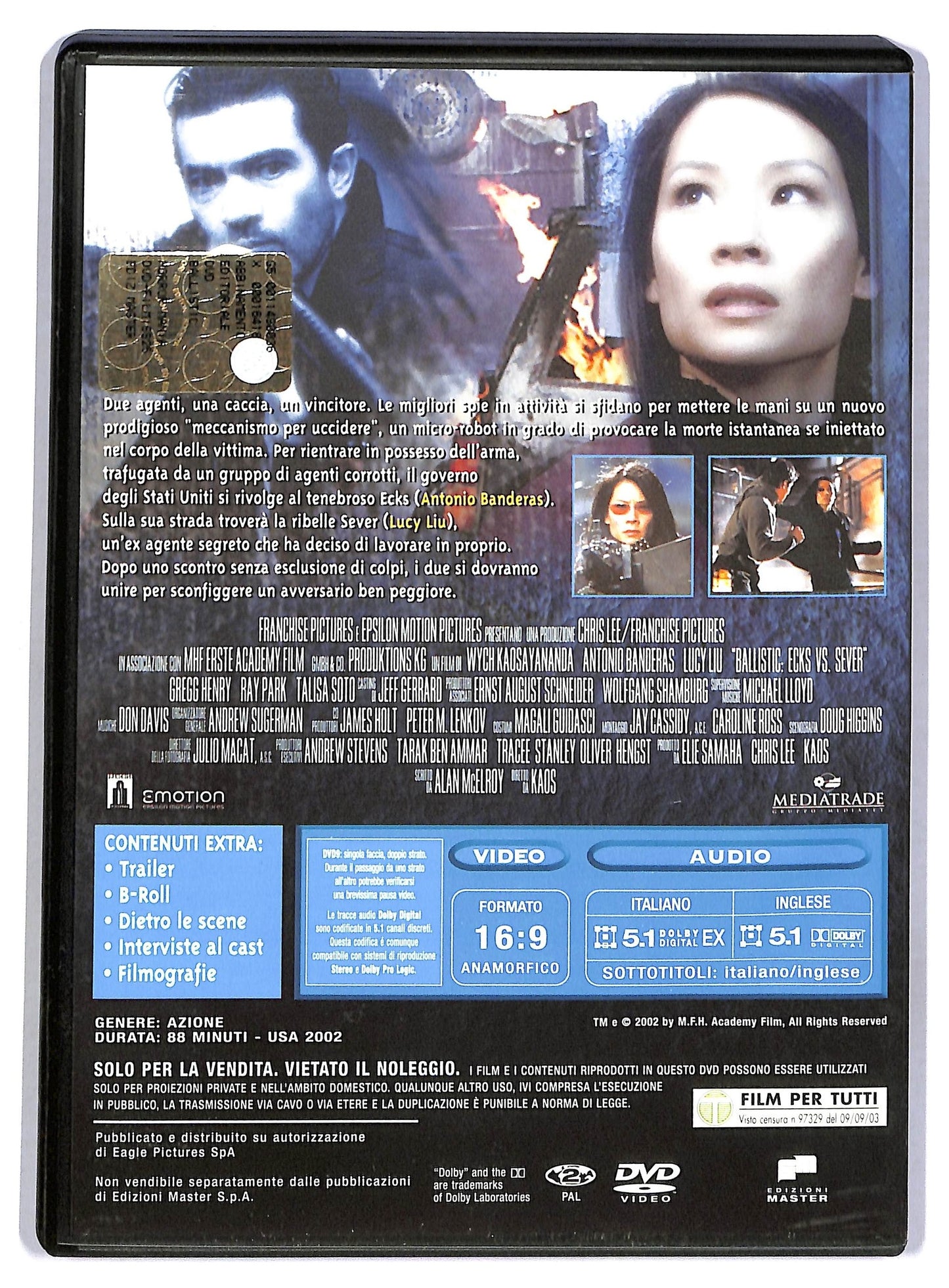 EBOND Ballistic EDITORIALE DVD D796823