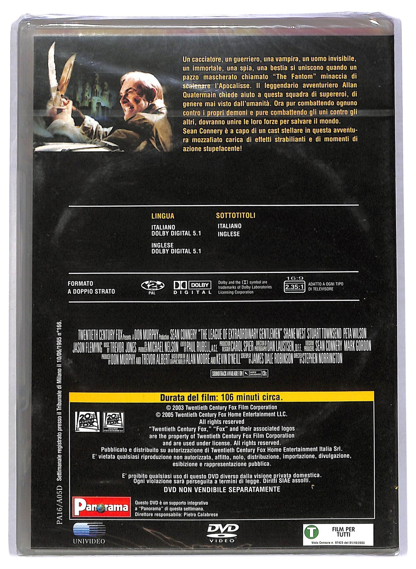 EBOND La leggenda degli uomini straordinari EDITORIALE DVD D796824