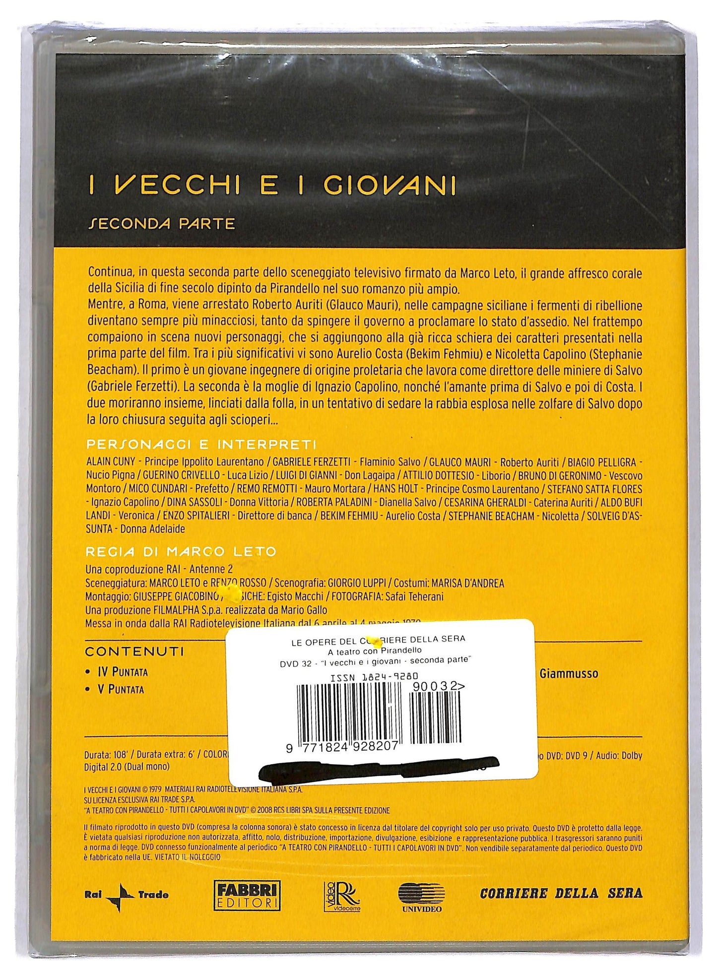 EBOND A teatro con Pirandello n.32 - I vecchi e i giovani parte 2 EDITORIALE DVD D796855