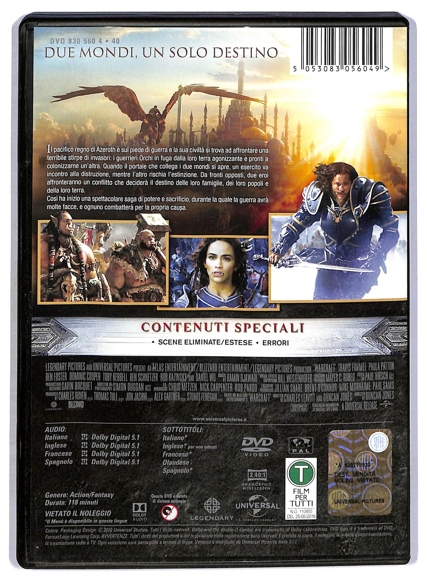 EBOND Warcraft L'inizio DVD D796951
