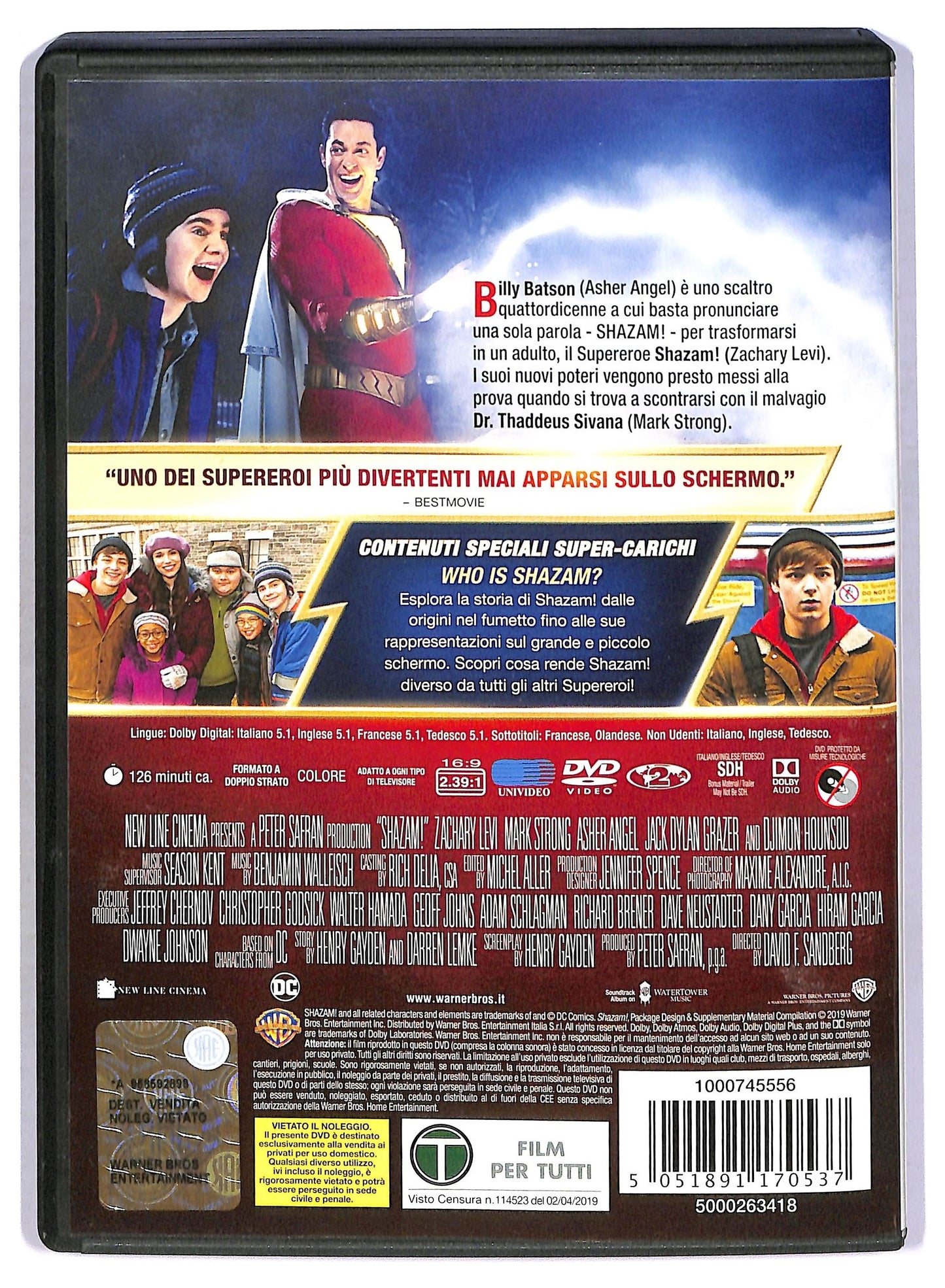 EBOND Shazam! DVD D797024