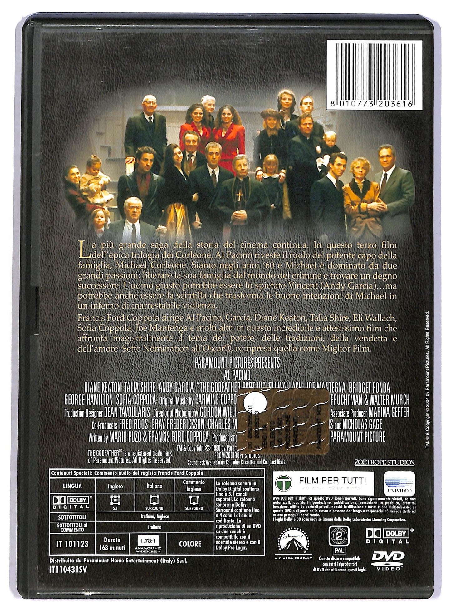 EBOND Il padrino - Parte III DVD D797050