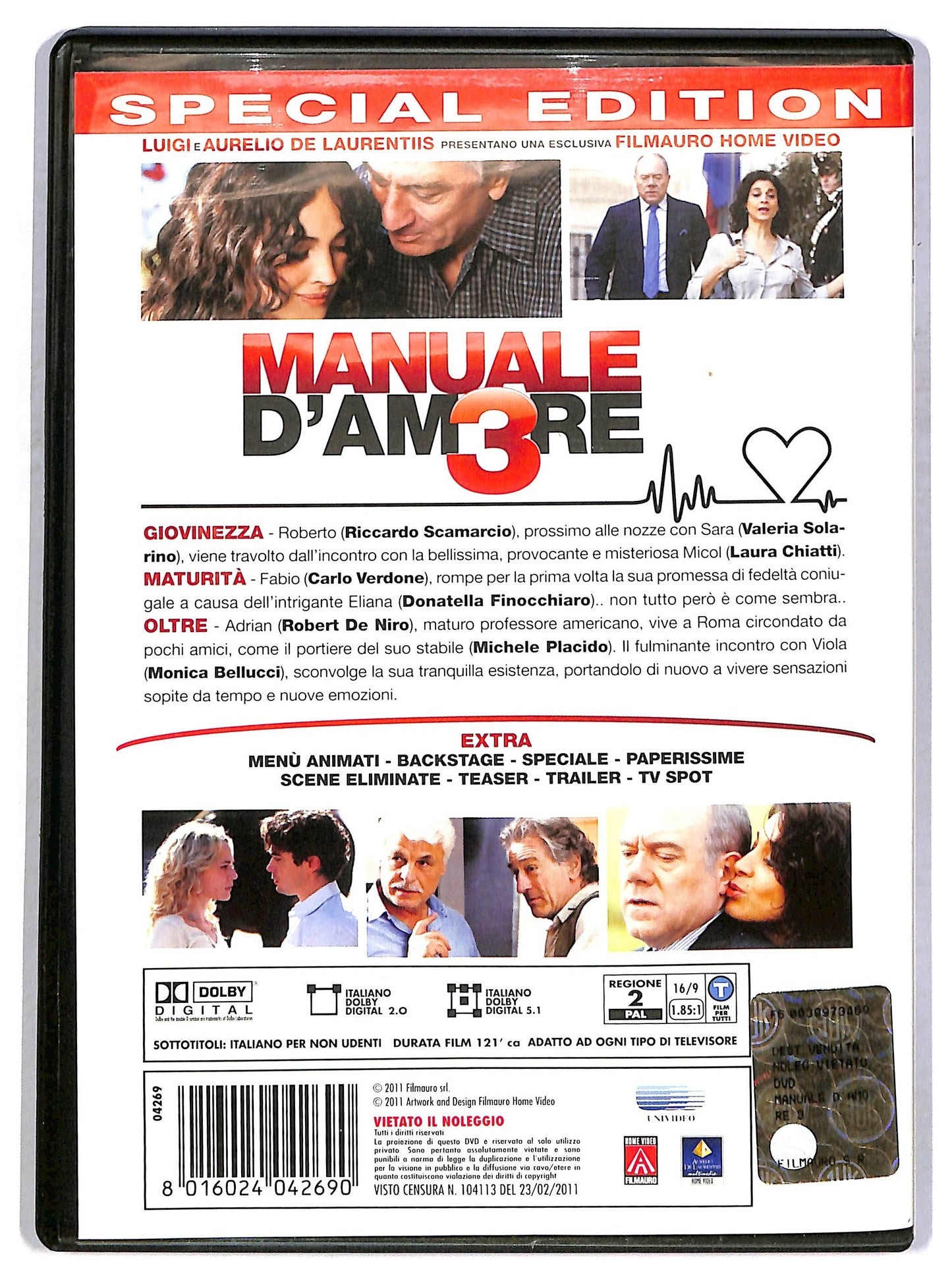 EBOND Manuale d'amore 3 Speciale Edition DVD D797116