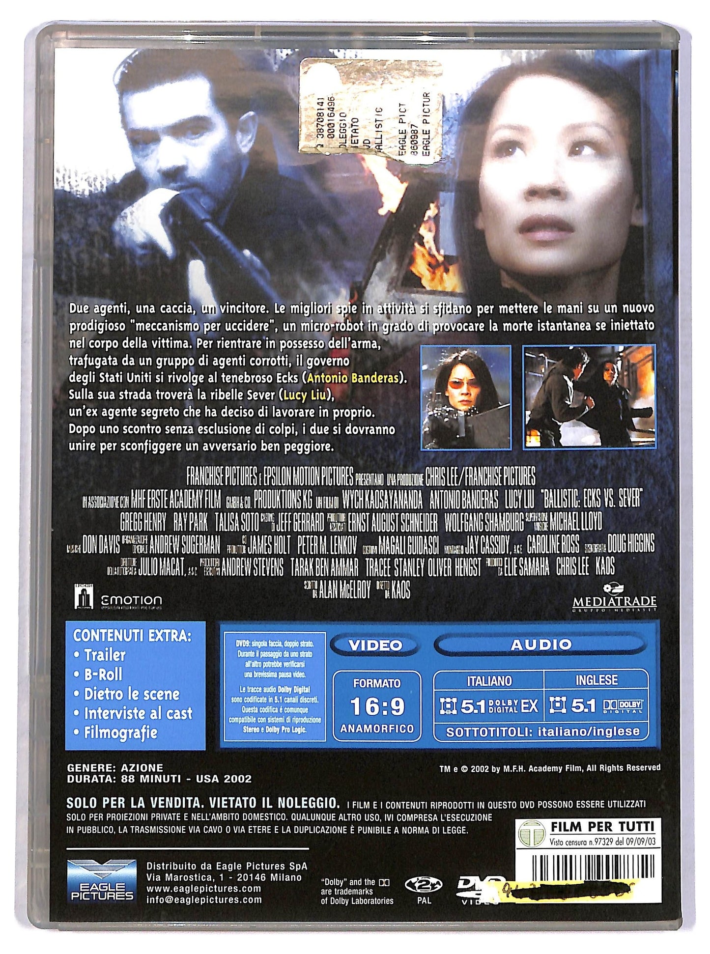 EBOND Ballistic DVD D797210