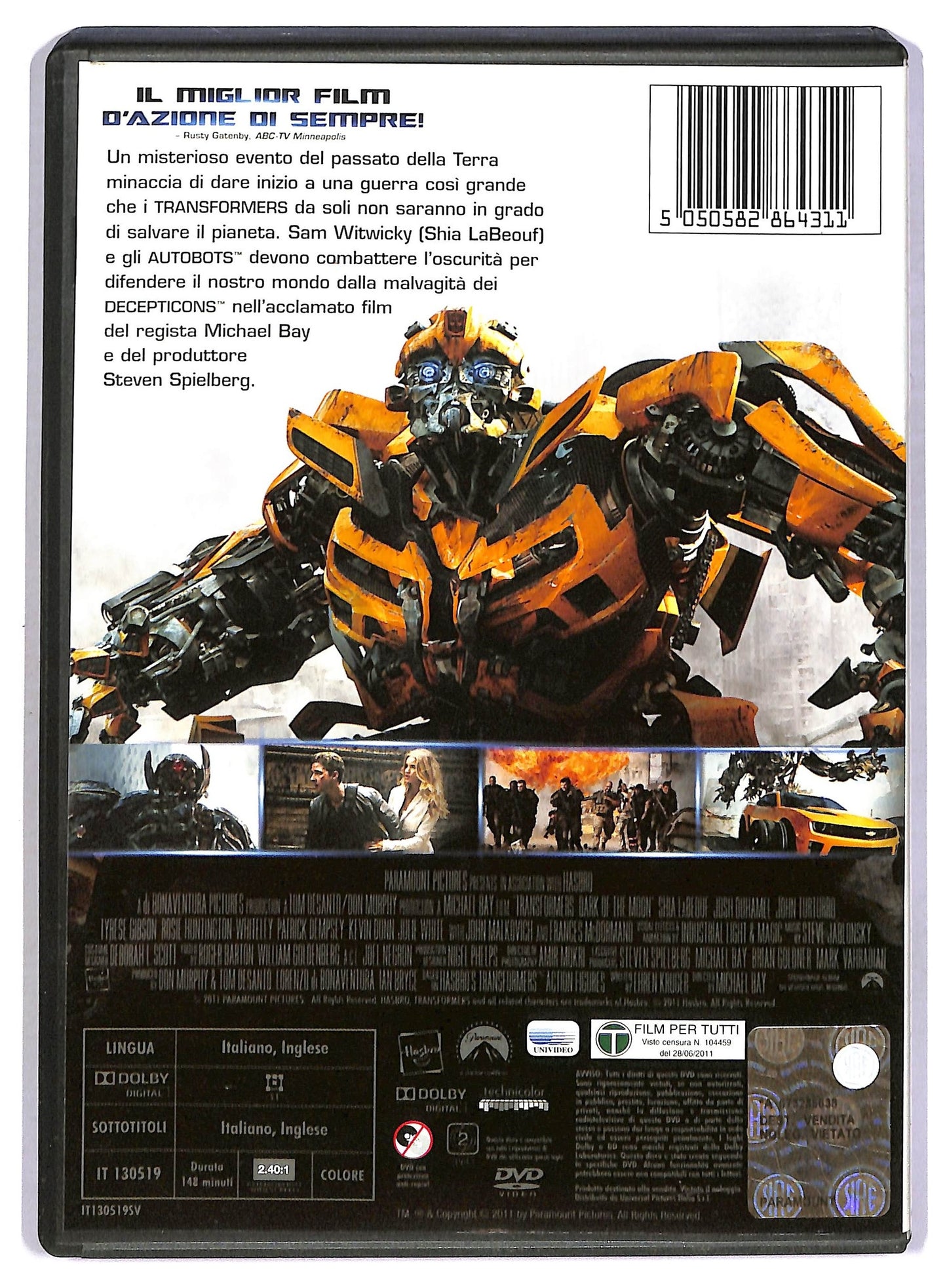 EBOND Transformers 3 DVD D797313