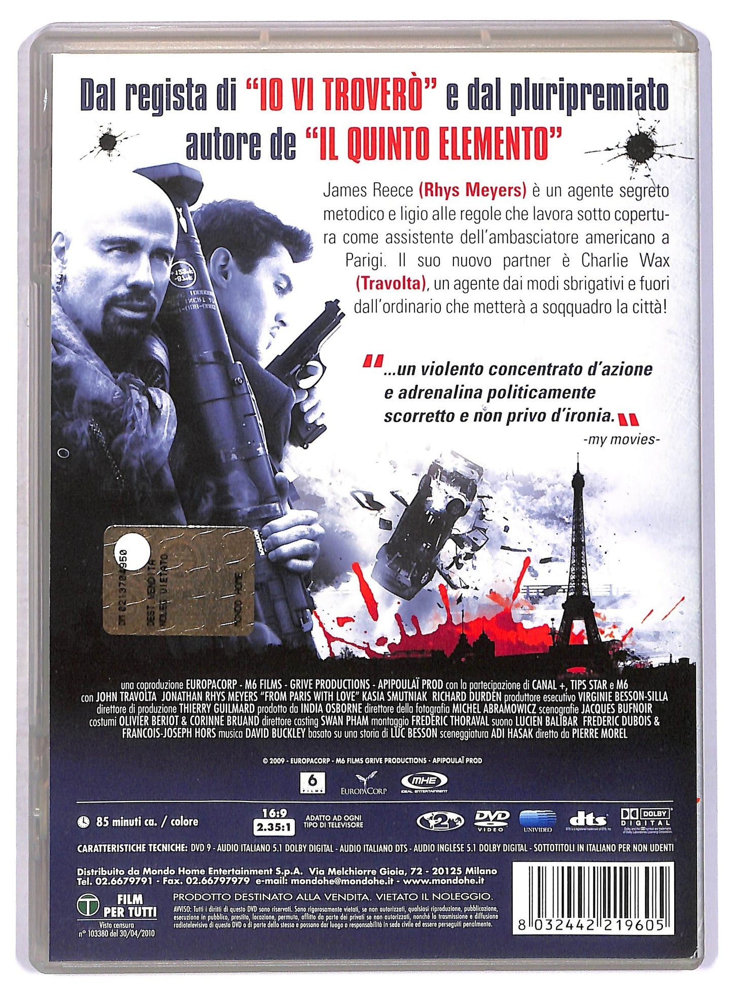 EBOND From Paris with Love DVD D797316