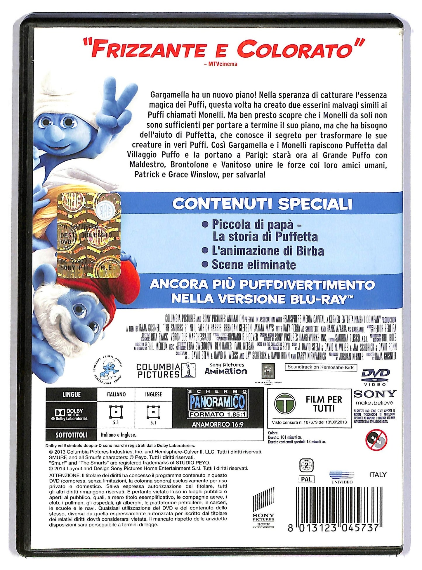 EBOND I Puffi 2 NOLEGGIO DVD D797401