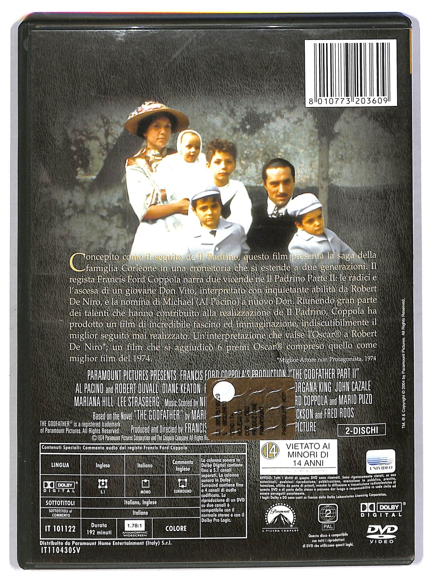 EBOND Il padrino - Parte II (2 dischi) DVD D797409