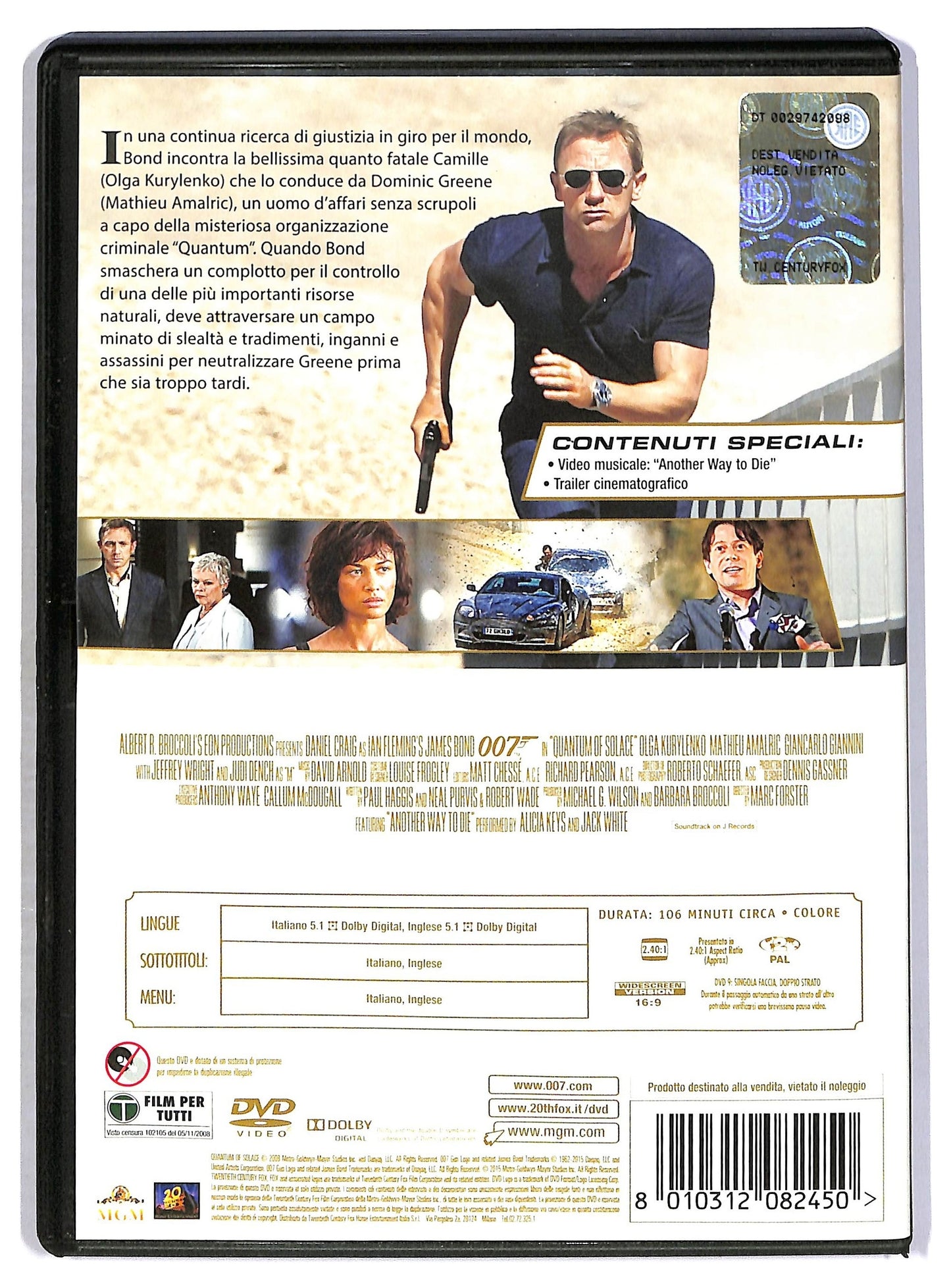 EBOND quantum of solace DVD D797414