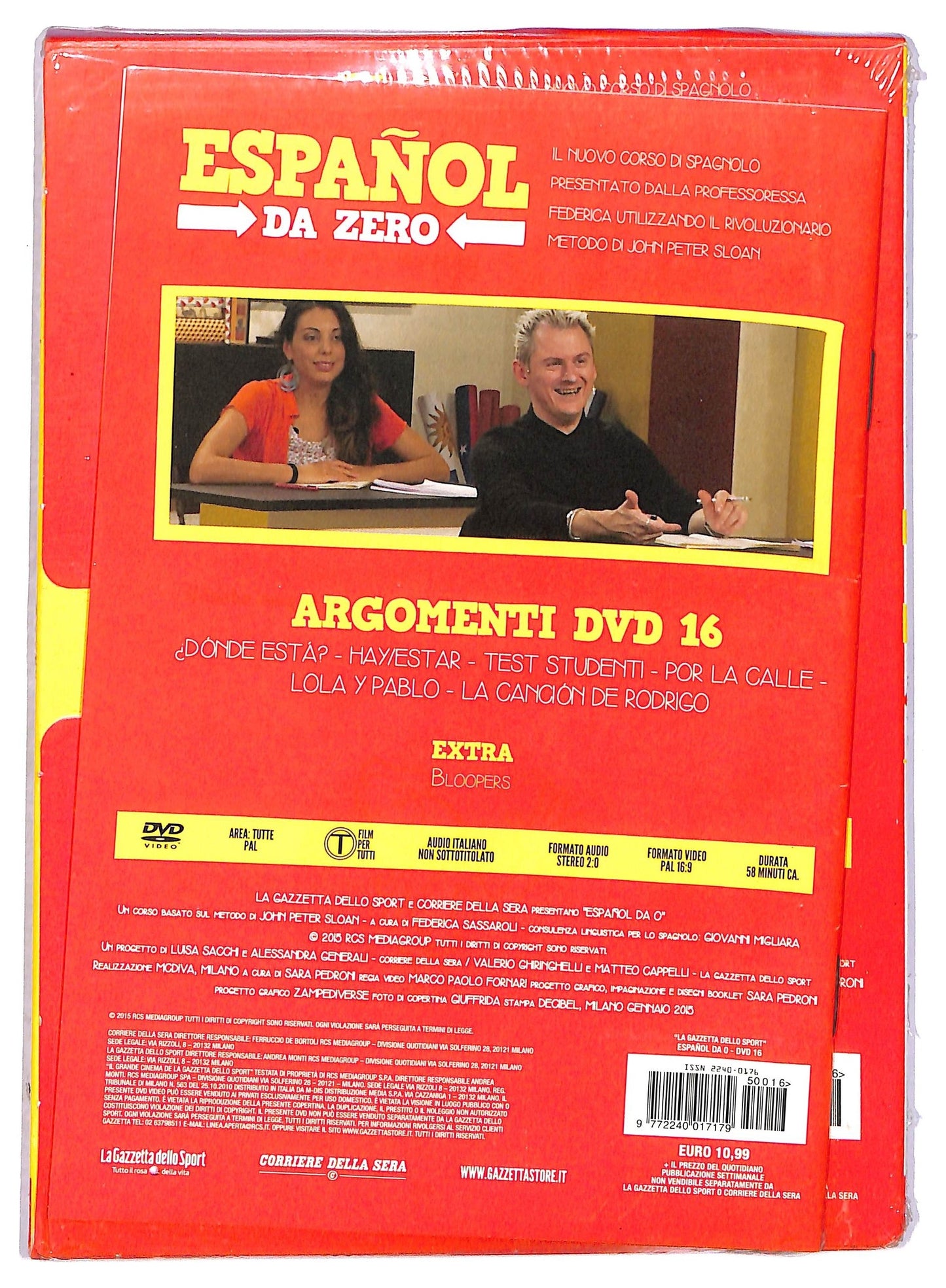 EBOND Espanol Da Zero Vol. 16 EDITORIALE DVD Slipcase D797507