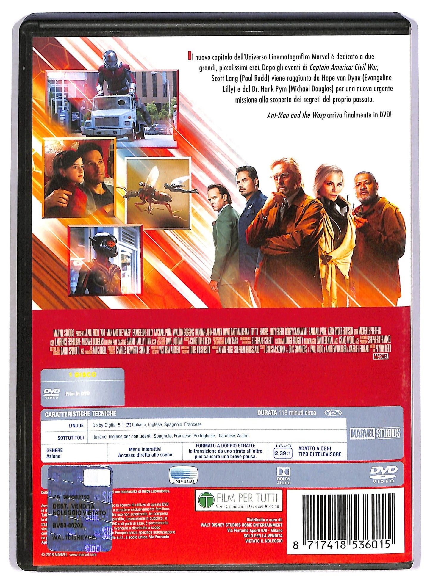 EBOND Ant - Man and the Wasp DVD D797545