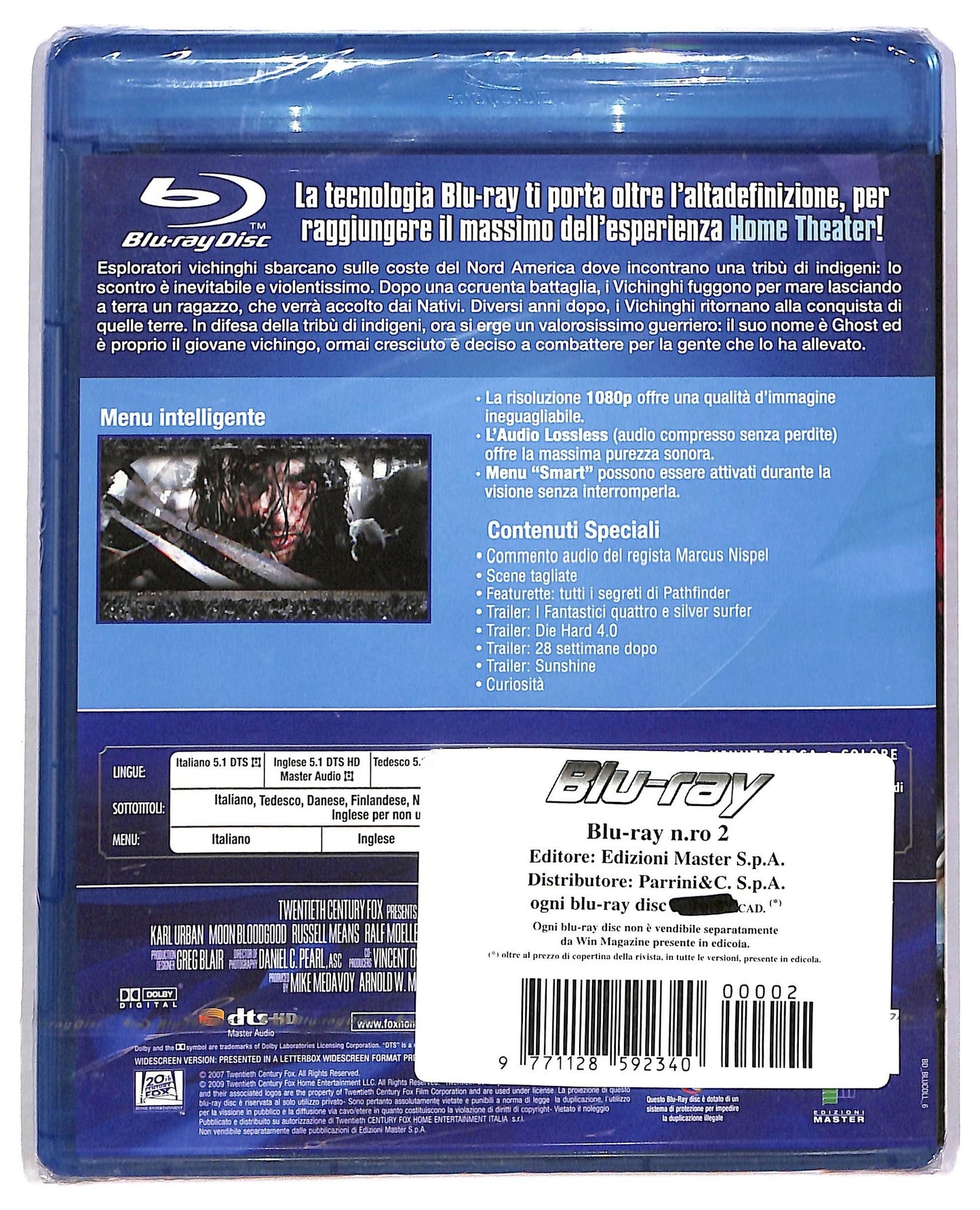 EBOND Pathfinder Unrated EDITORIALE BLURAY D797601
